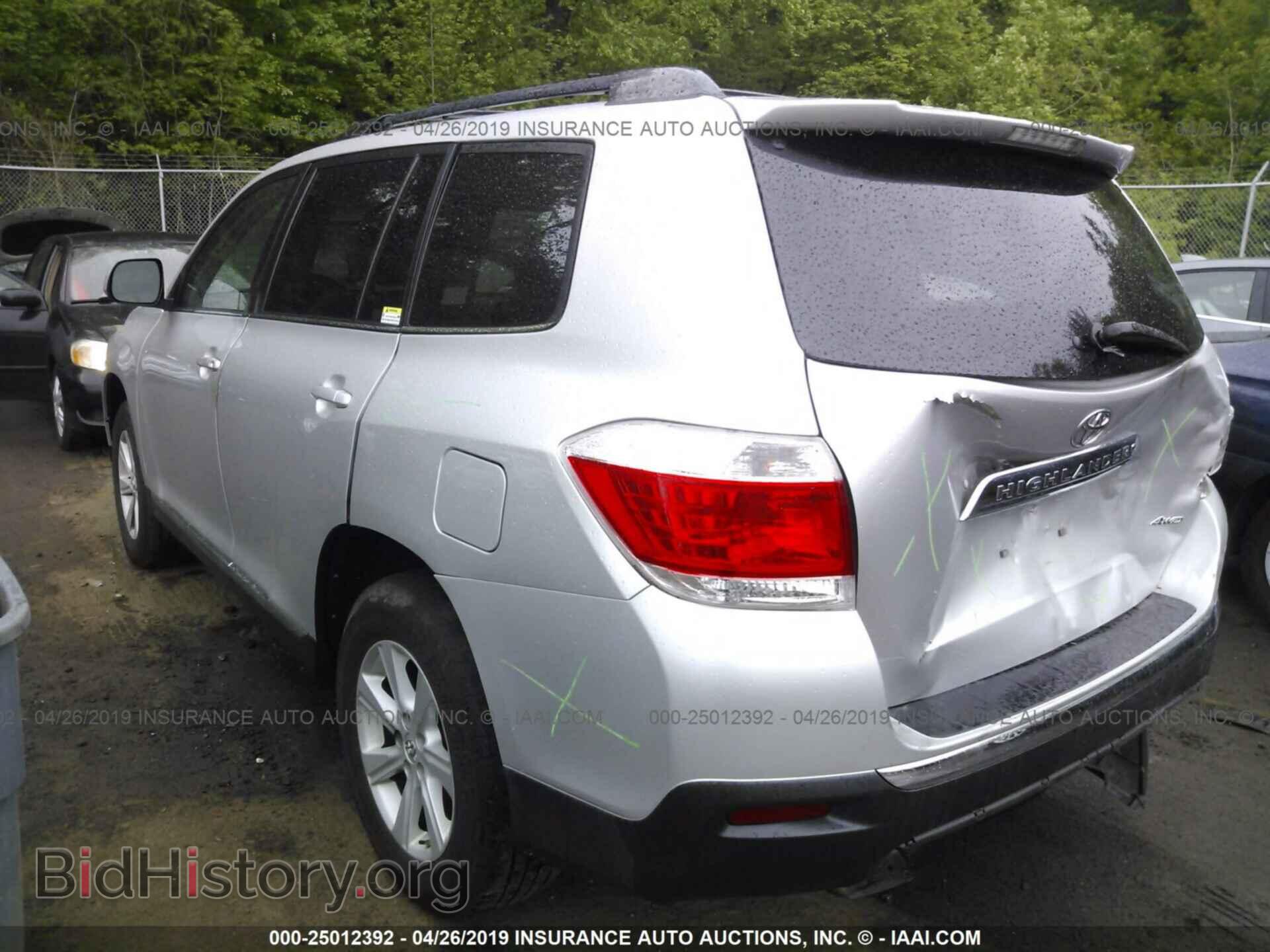 2012 TOYOTA HIGHLANDER - VIN: 5TDBK3EH3CS130620 - Фото 3