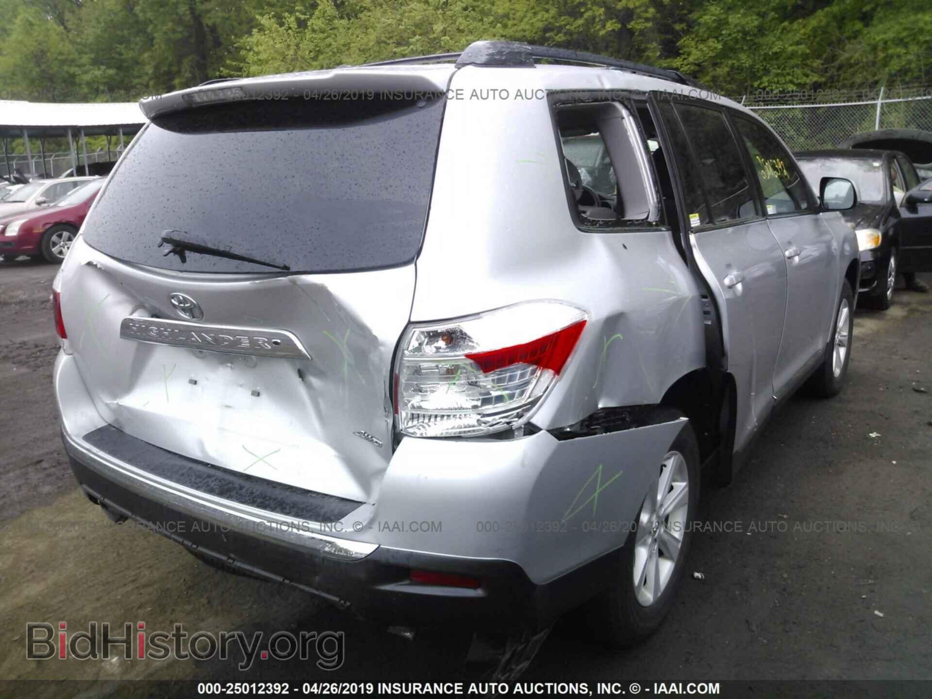 2012 TOYOTA HIGHLANDER - VIN: 5TDBK3EH3CS130620 - Фото 4