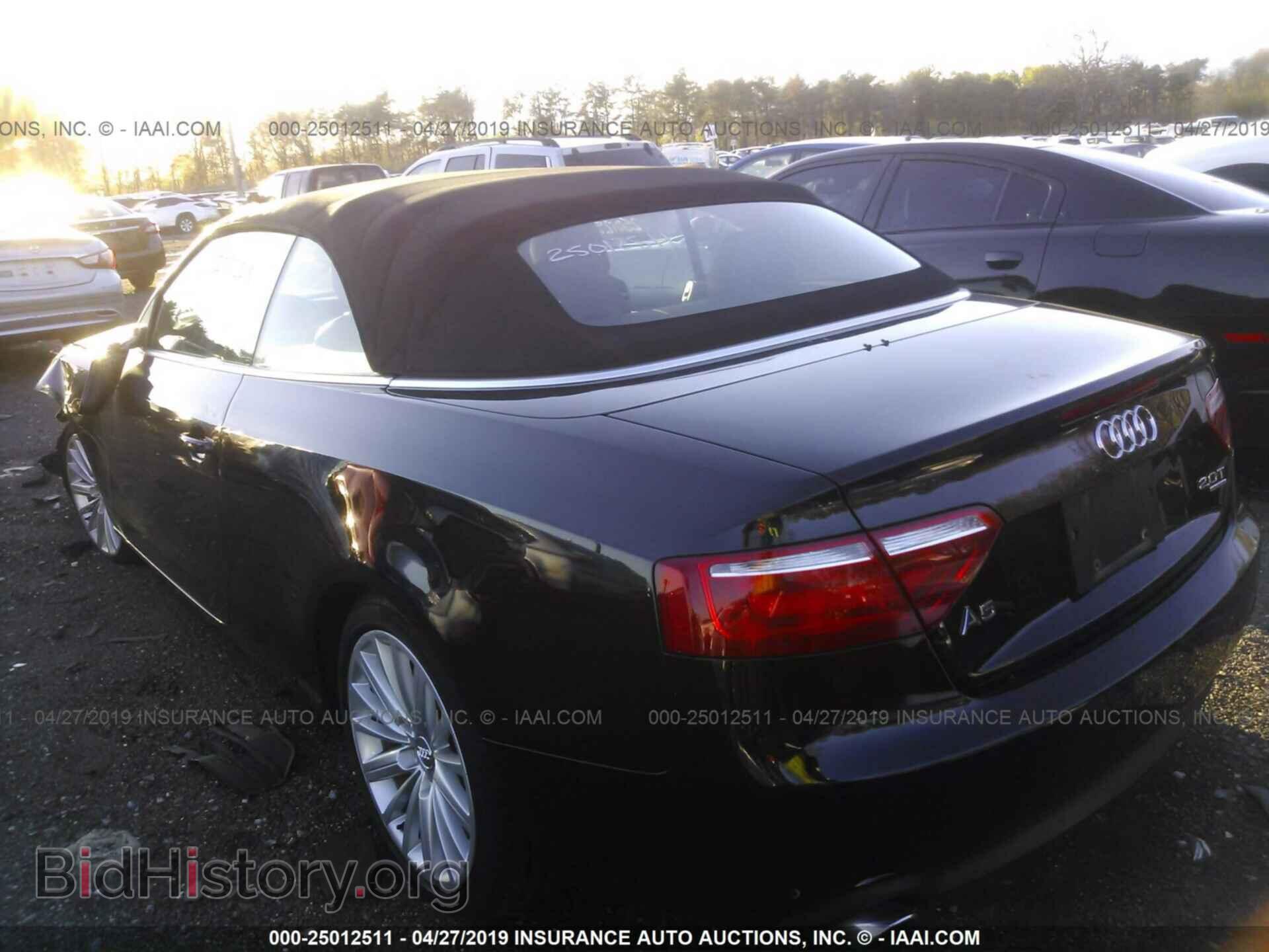 2012 AUDI A5 - VIN: WAUCFAFH0CN006741 - Фото 3