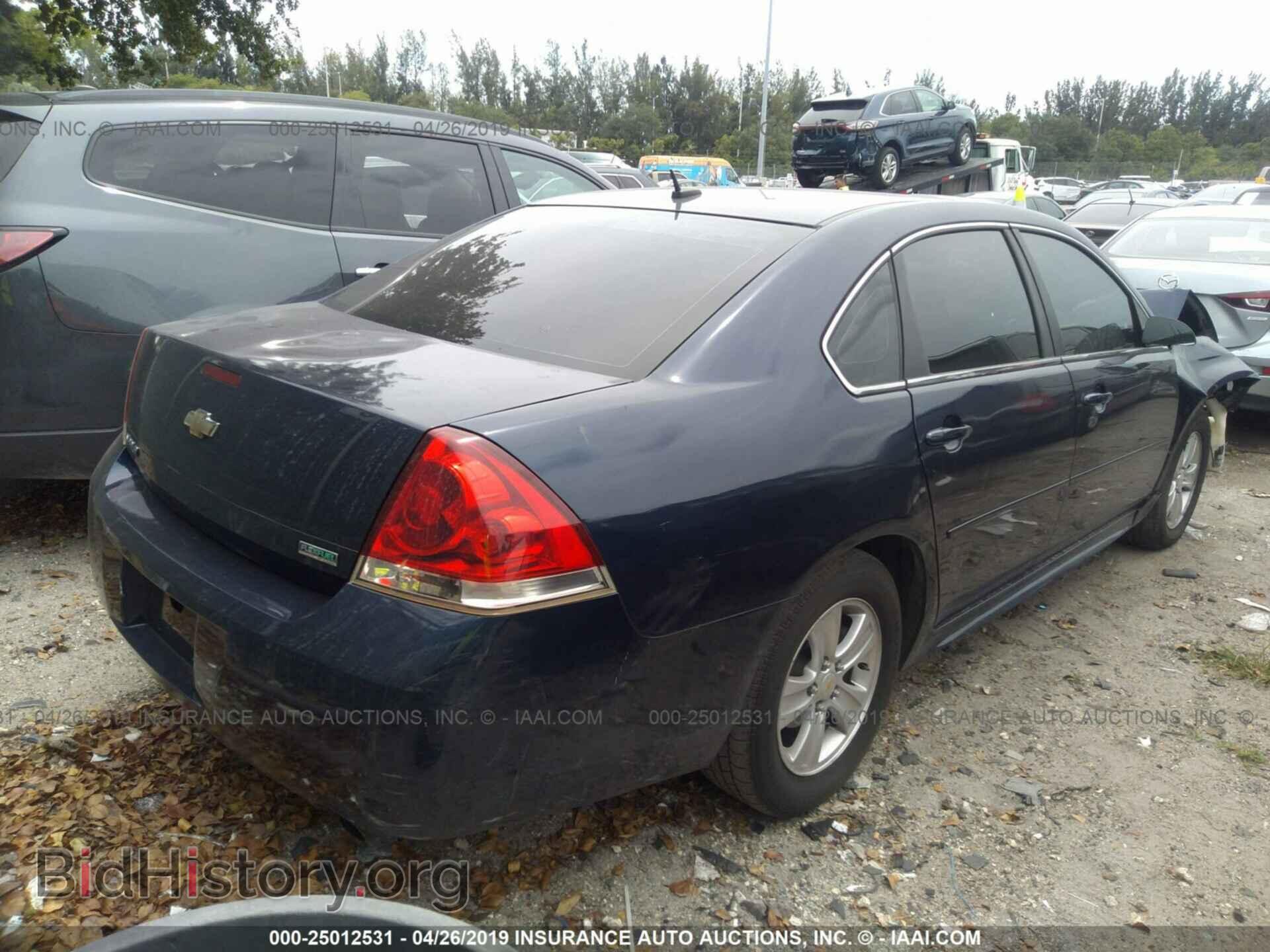 2012 CHEVROLET IMPALA - VIN: 2G1WA5E30C1266093 - Фото 4