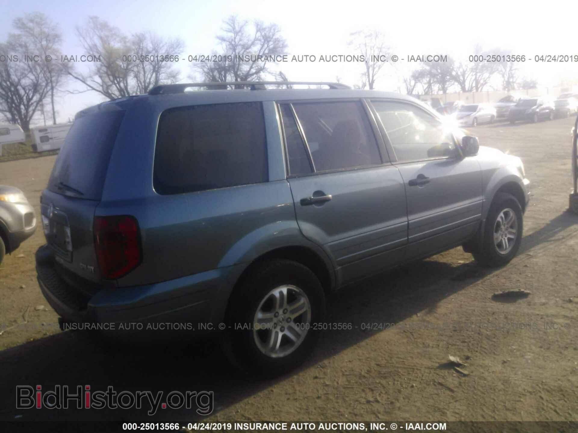 2005 HONDA PILOT - VIN: 5FNYF18455B037360 - Фото 4