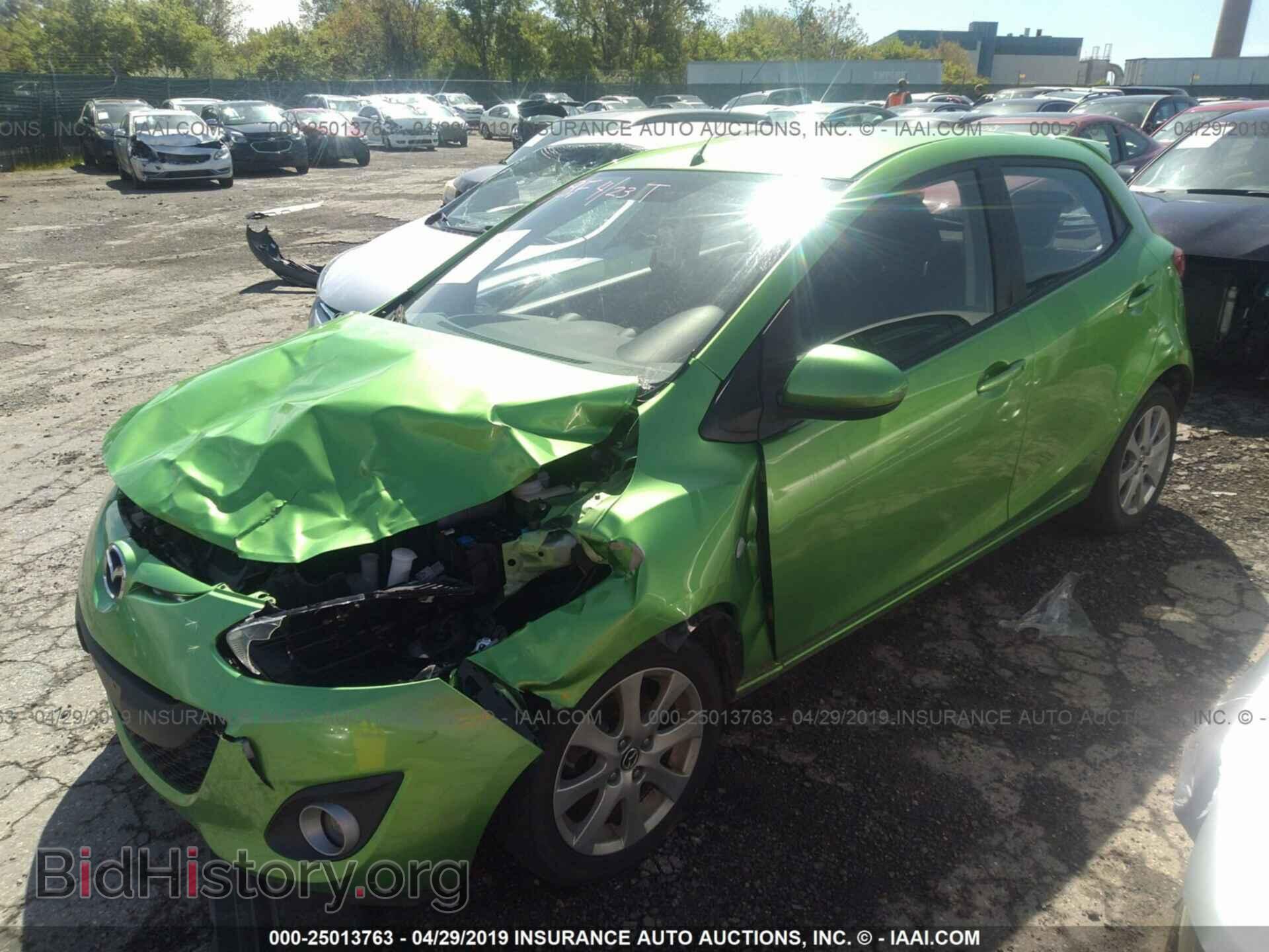 2013 MAZDA MAZDA2 - VIN: JM1DE1LZ8D0153539 - Фото 2