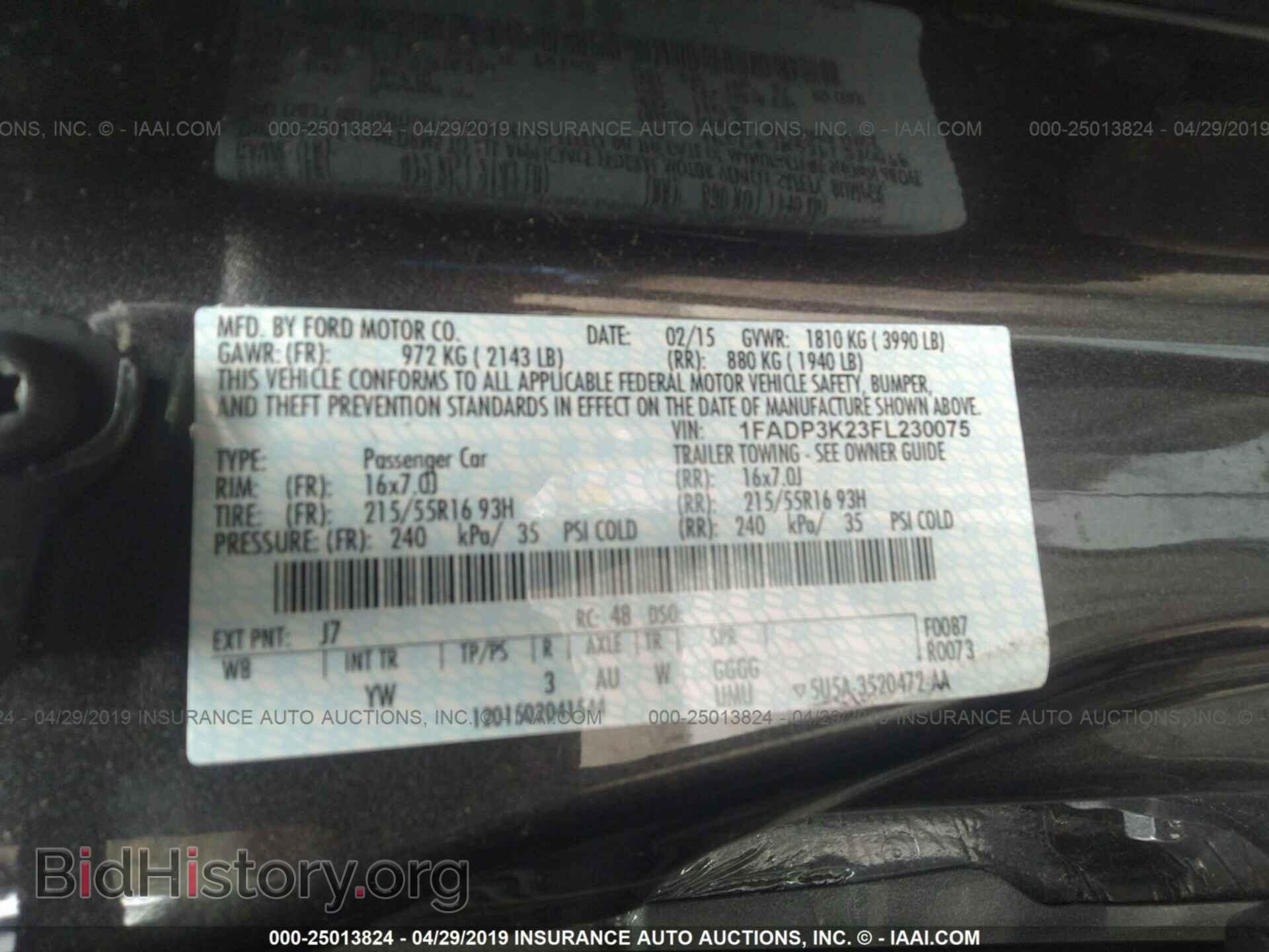 2015 FORD FOCUS - VIN: 1FADP3K23FL230075 - Photo 9