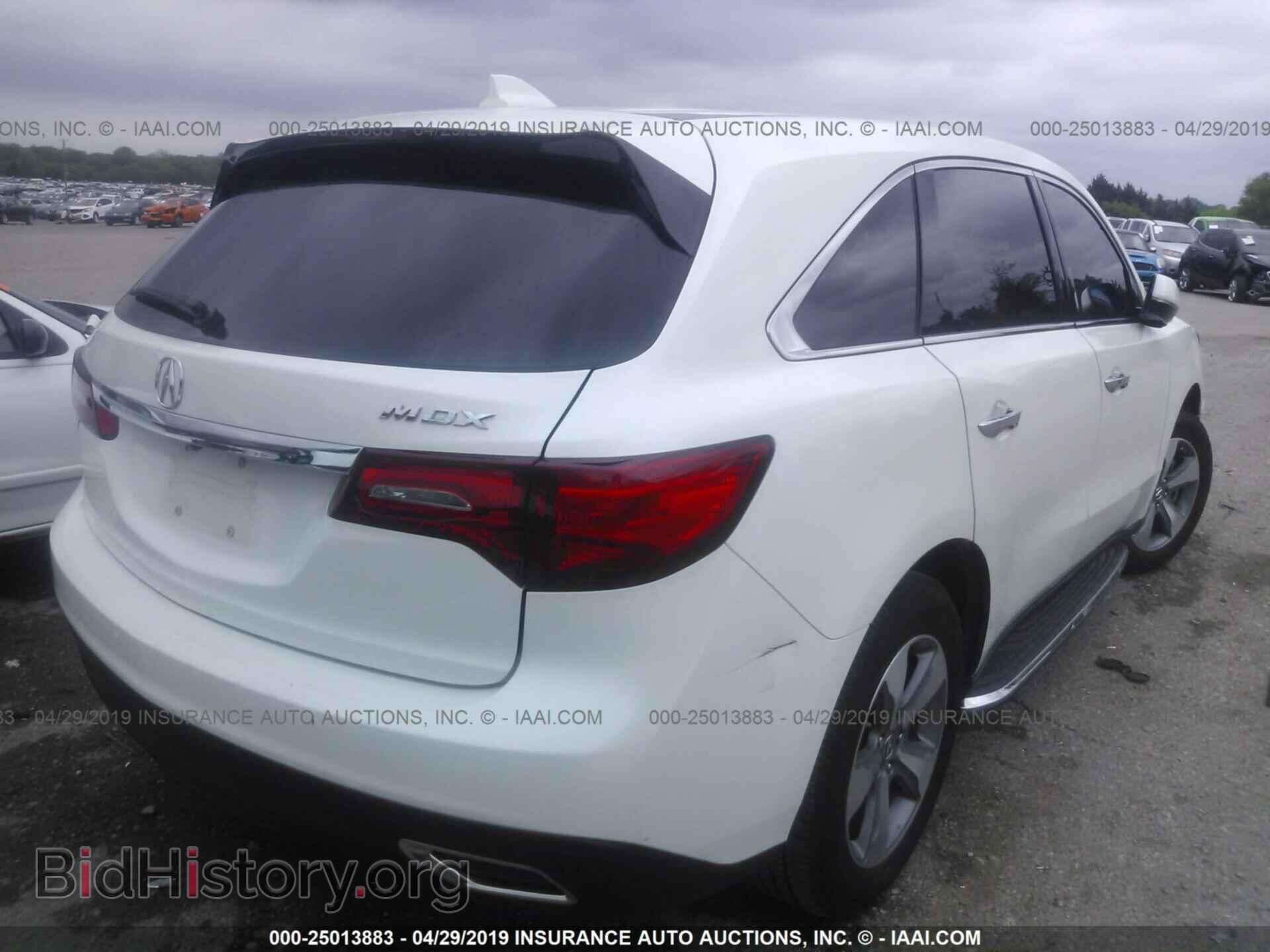 2014 ACURA MDX - VIN: 5FRYD3H24EB005997 - Фото 4