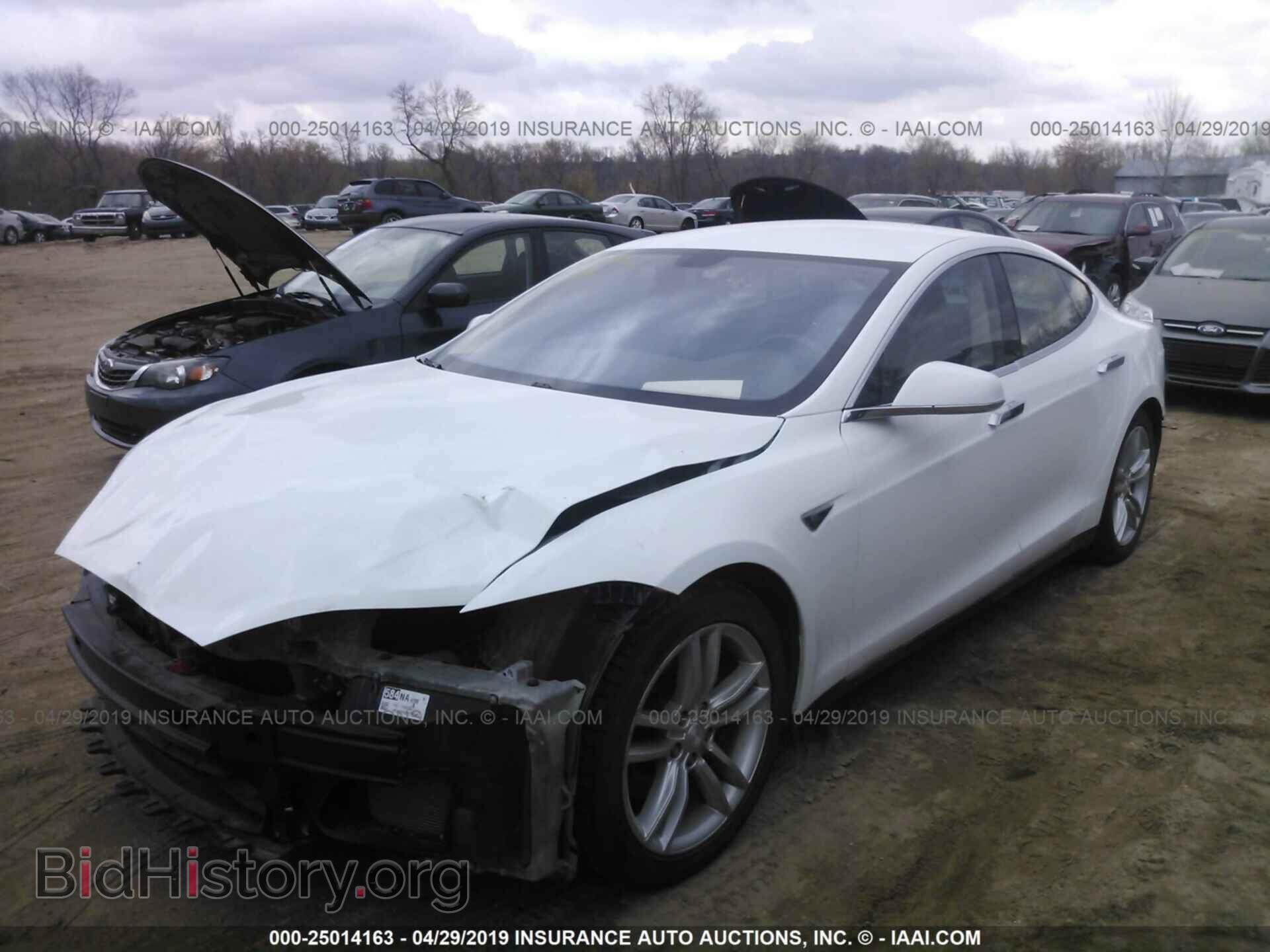 2014 TESLA MODEL S - VIN: 5YJSA1H12EFP43308 - Photo 2