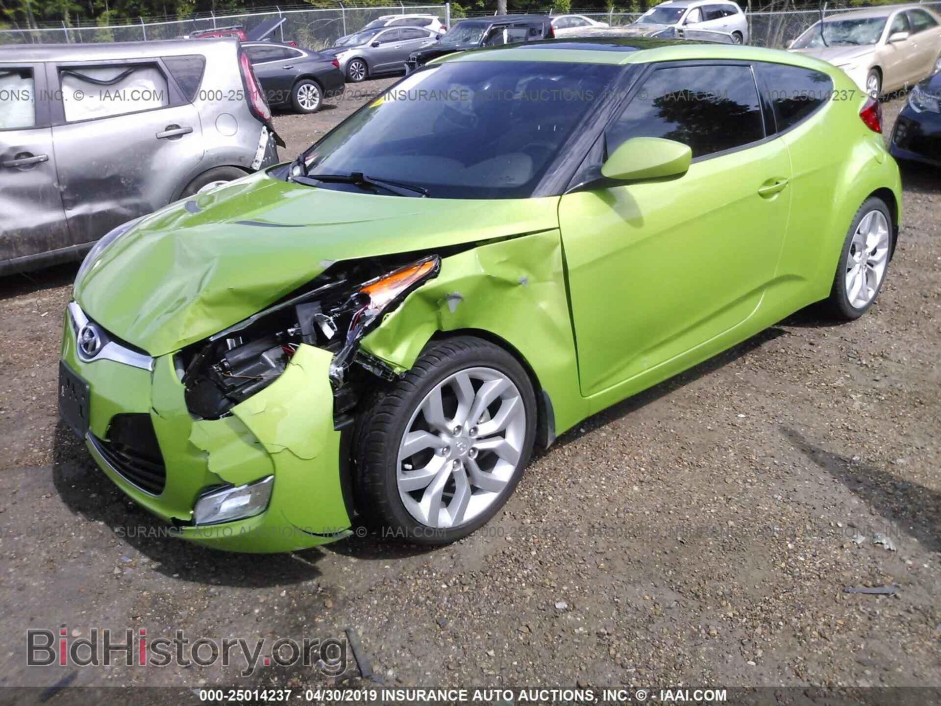 2012 HYUNDAI VELOSTER - VIN: KMHTC6AD9CU076303 - Фото 2