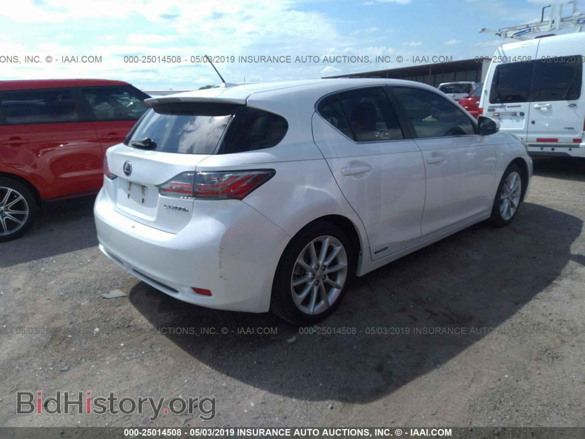 2011 LEXUS CT - VIN: JTHKD5BH3B2042682 - Фото 4