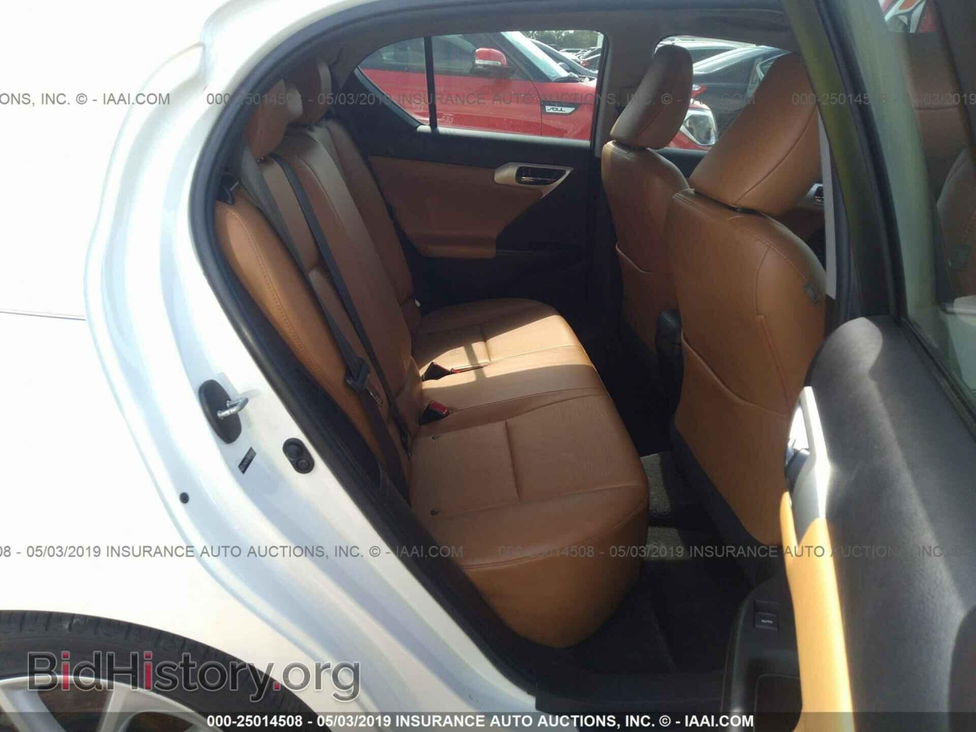 2011 LEXUS CT - VIN: JTHKD5BH3B2042682 - Фото 8