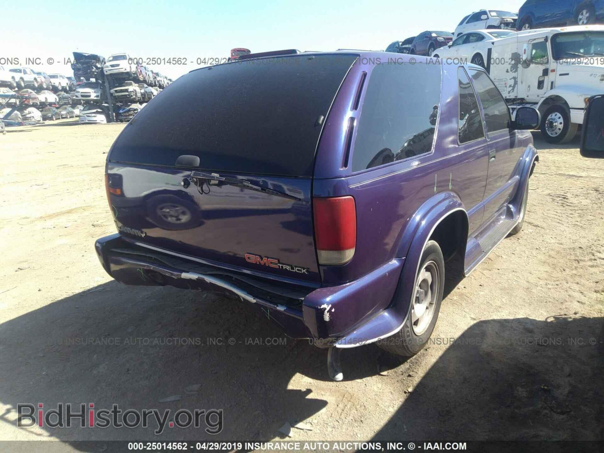 1996 GMC JIMMY - VIN: 1GKCS18W4TK504716 - Фото 4