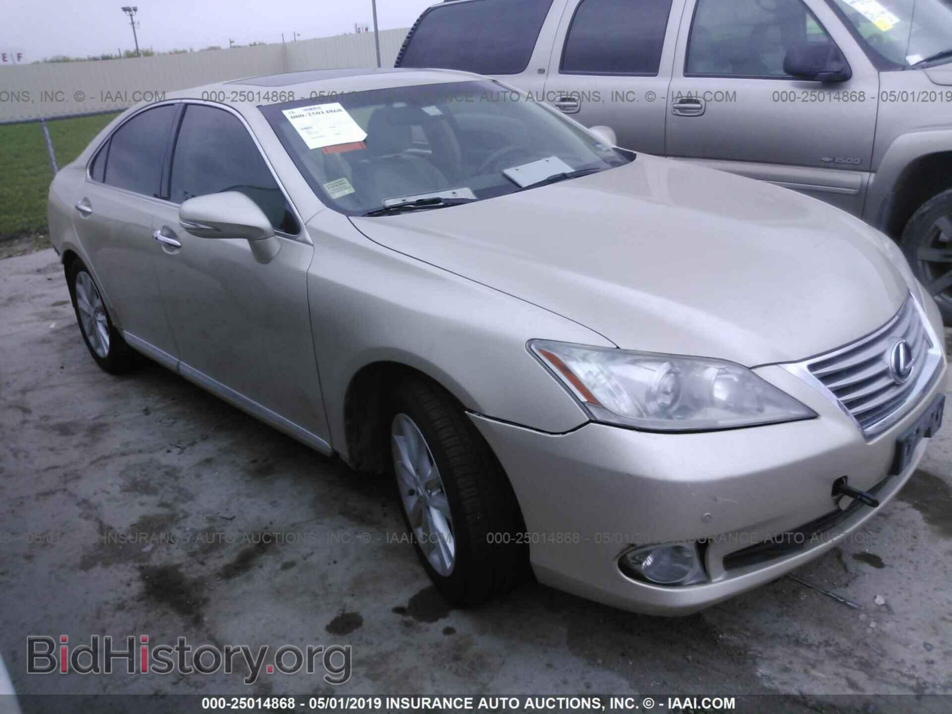 Photo JTHBK1EG6B2423525 - LEXUS ES 2011