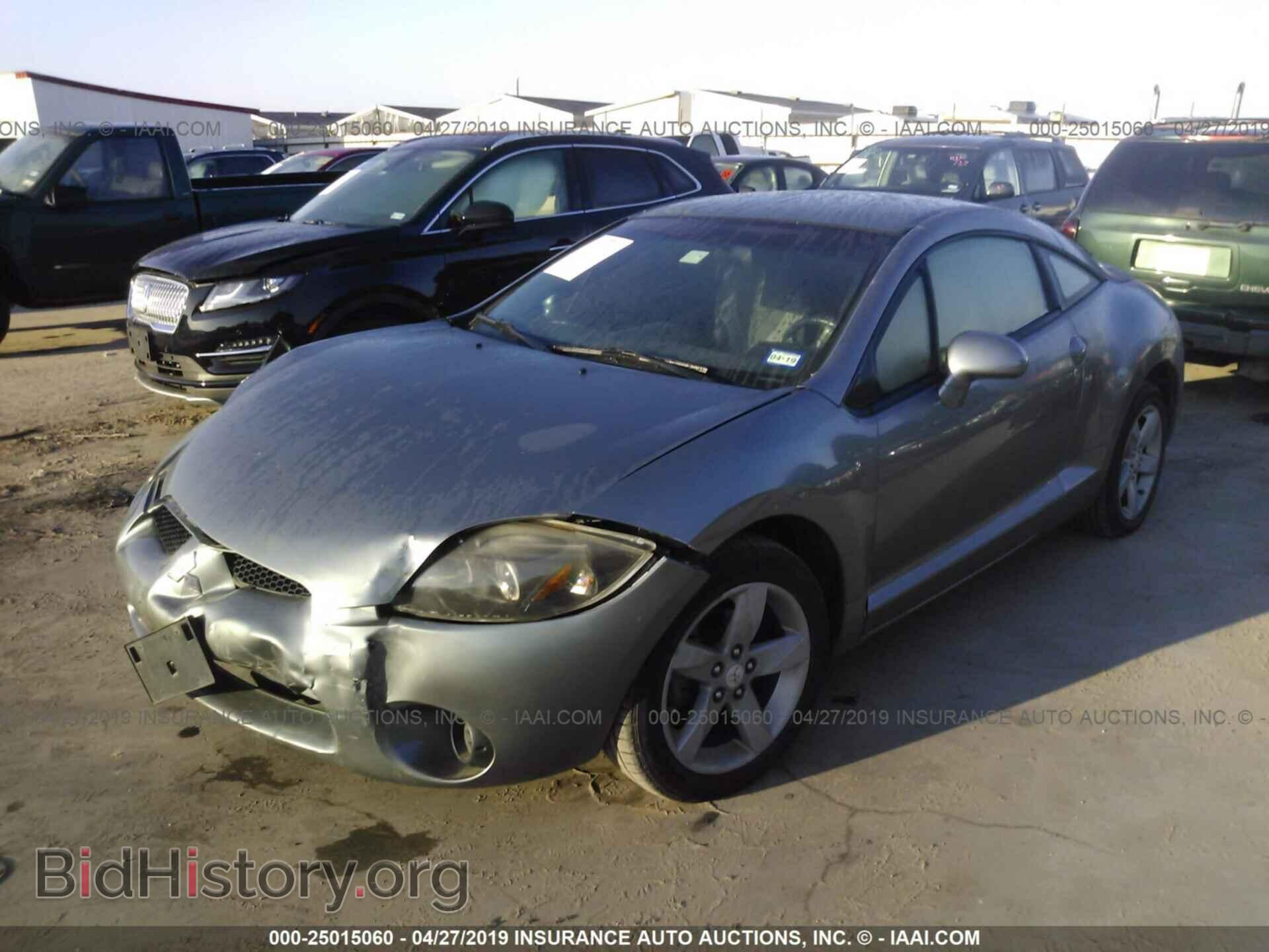 2007 MITSUBISHI ECLIPSE - VIN: 4A3AK24FX7E015317 - Фото 2