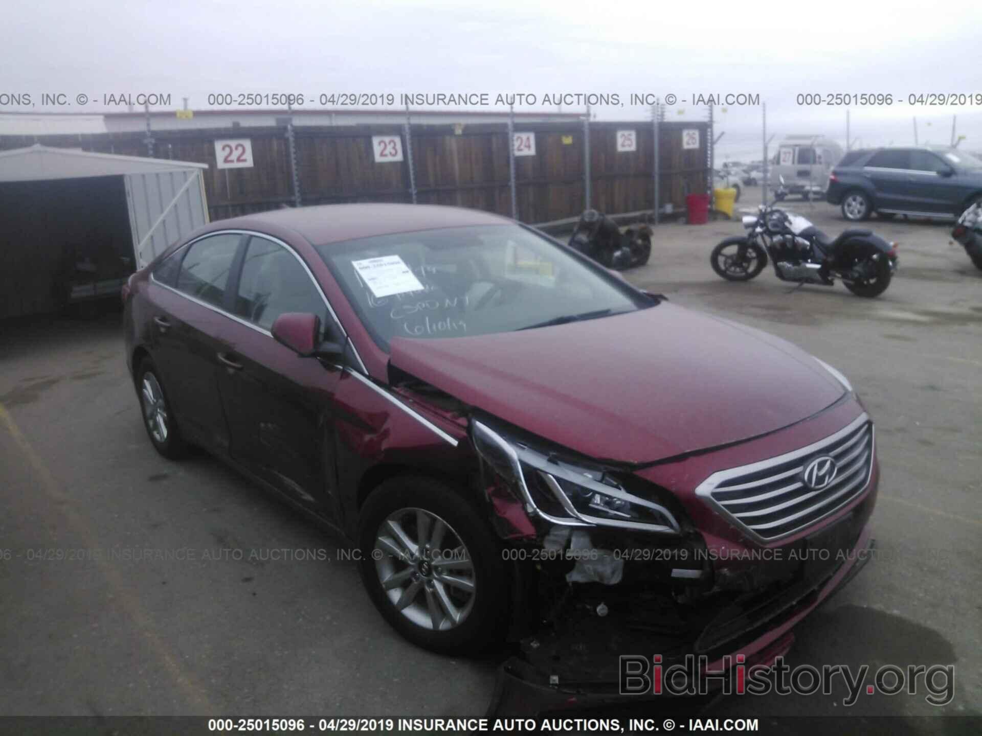 Photo 5NPE24AF3GH392754 - HYUNDAI SONATA 2016