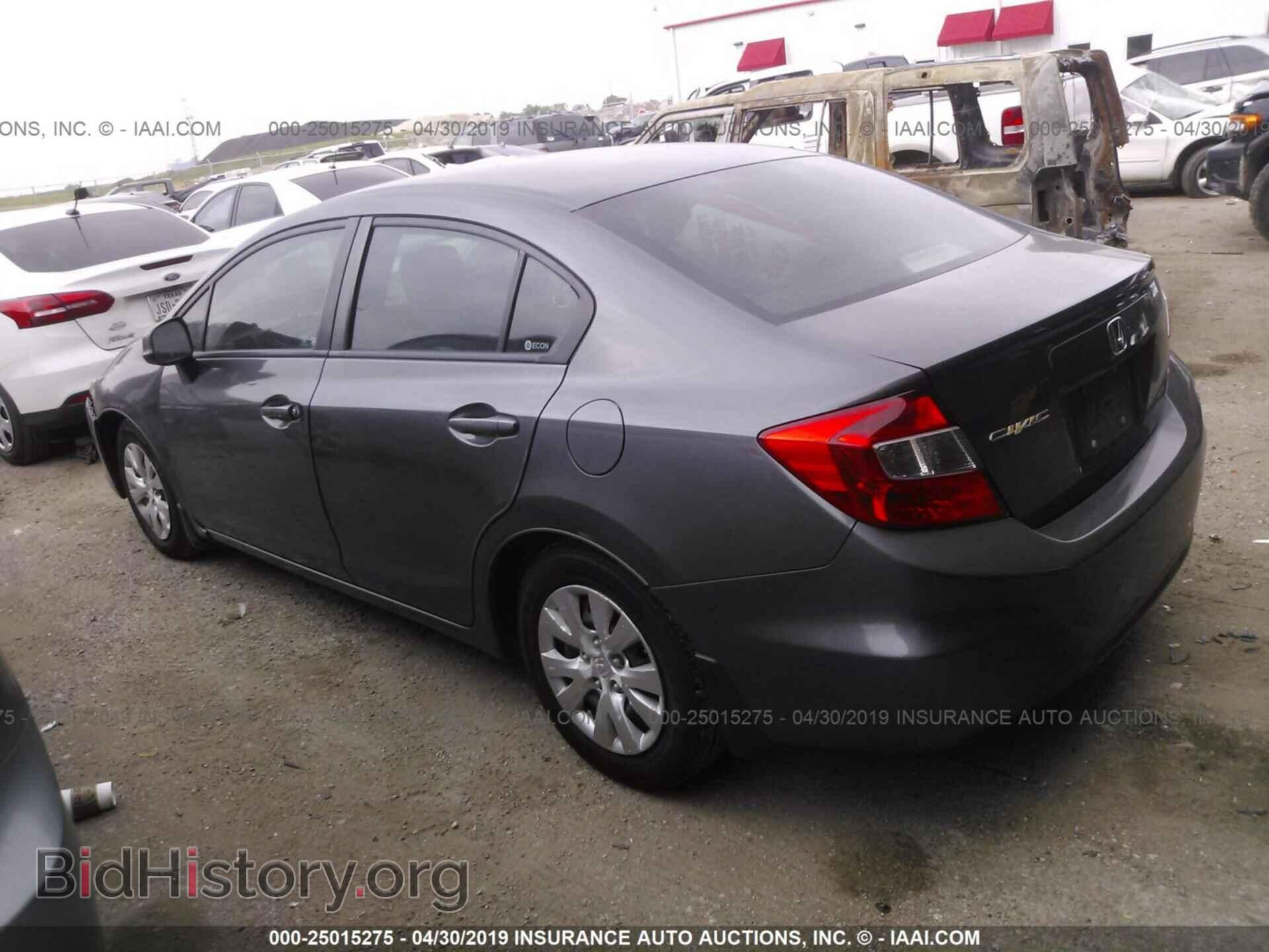 2012 HONDA CIVIC - VIN: 2HGFB2F58CH561518 - Фото 3