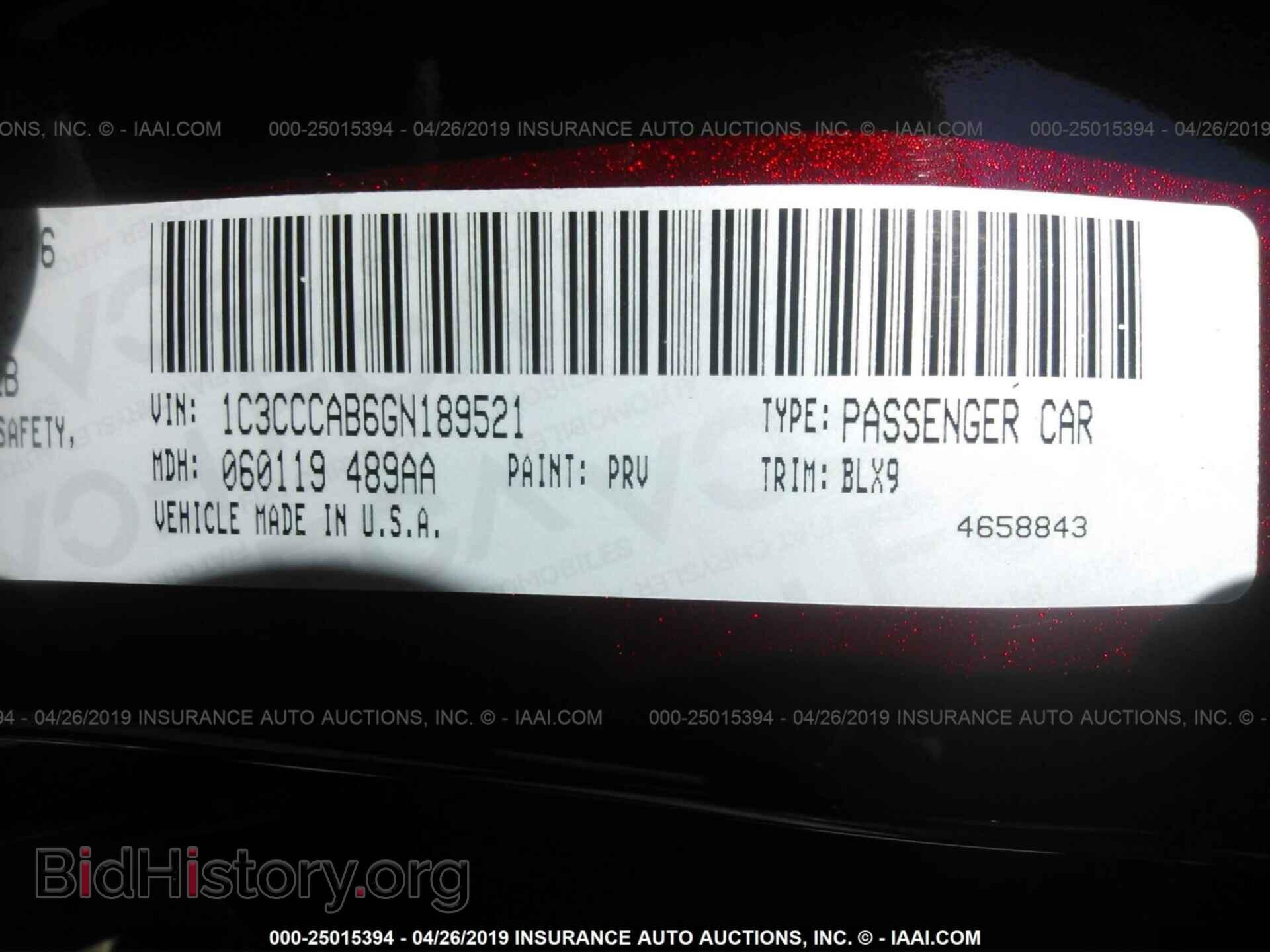 2016 CHRYSLER 200 - VIN: 1C3CCCAB6GN189521 - Photo 9