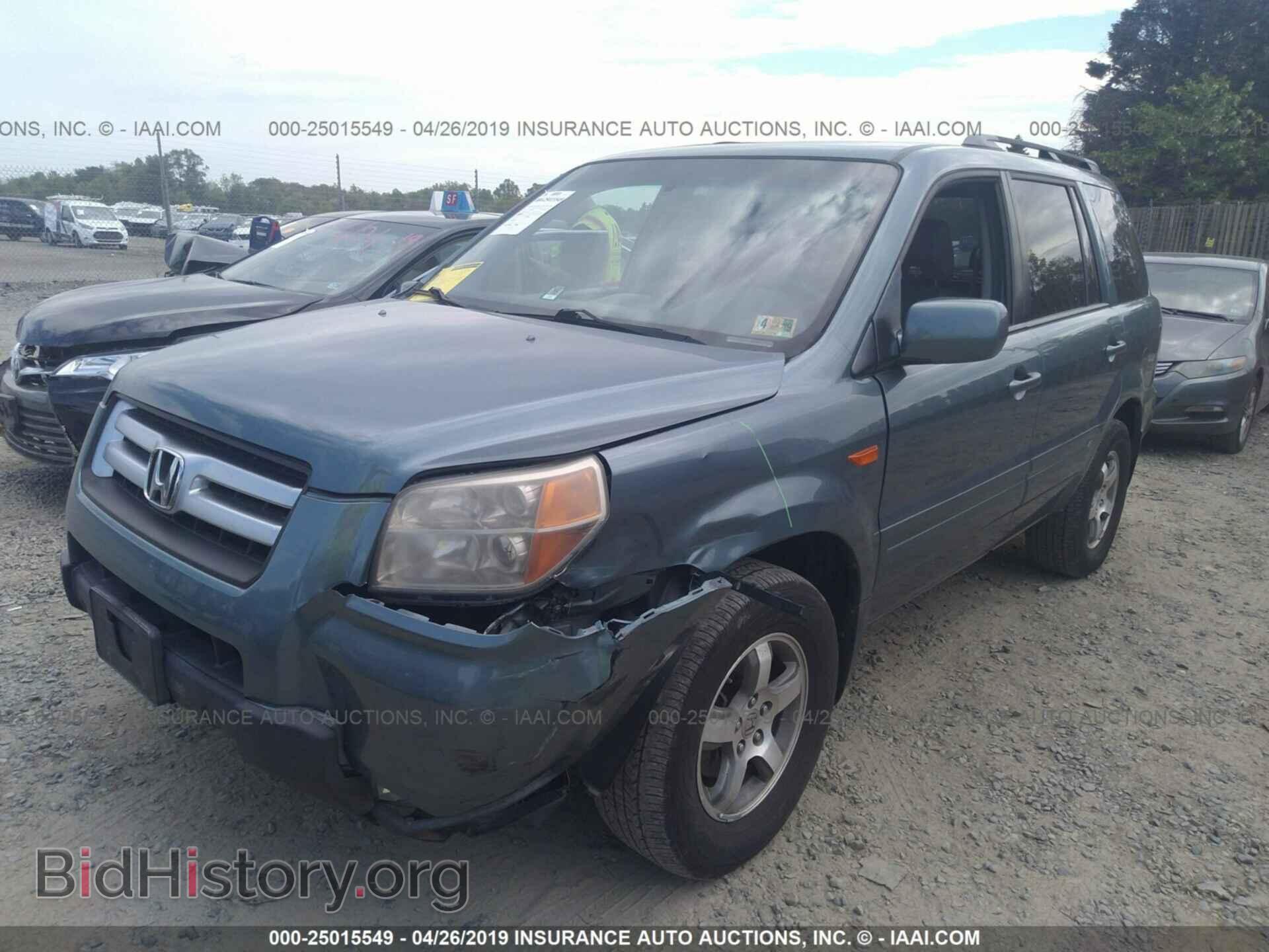 2007 HONDA PILOT - VIN: 5FNYF28567B031844 - Фото 2