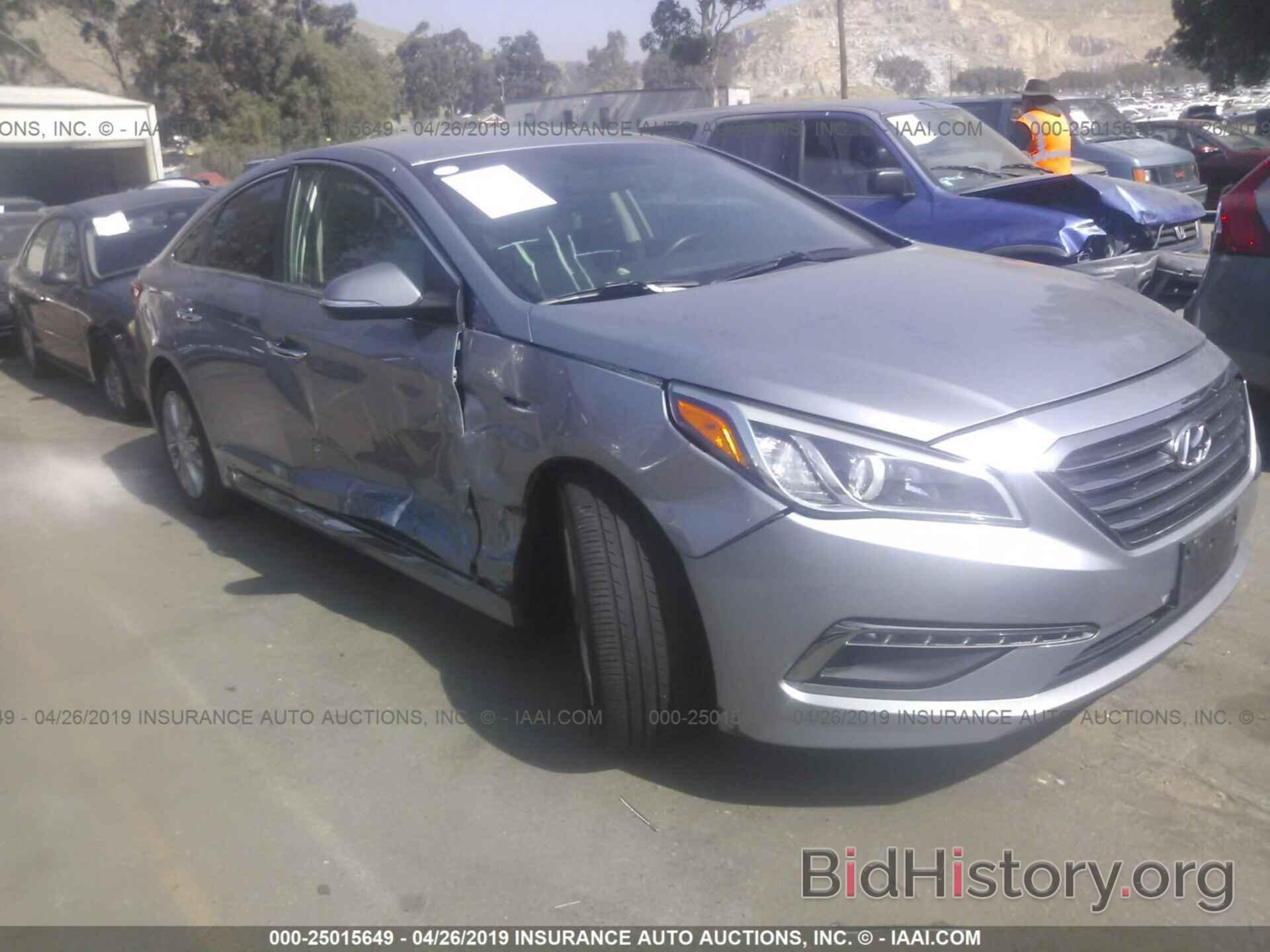 Photo 5NPE34AFXFH188626 - HYUNDAI SONATA 2015