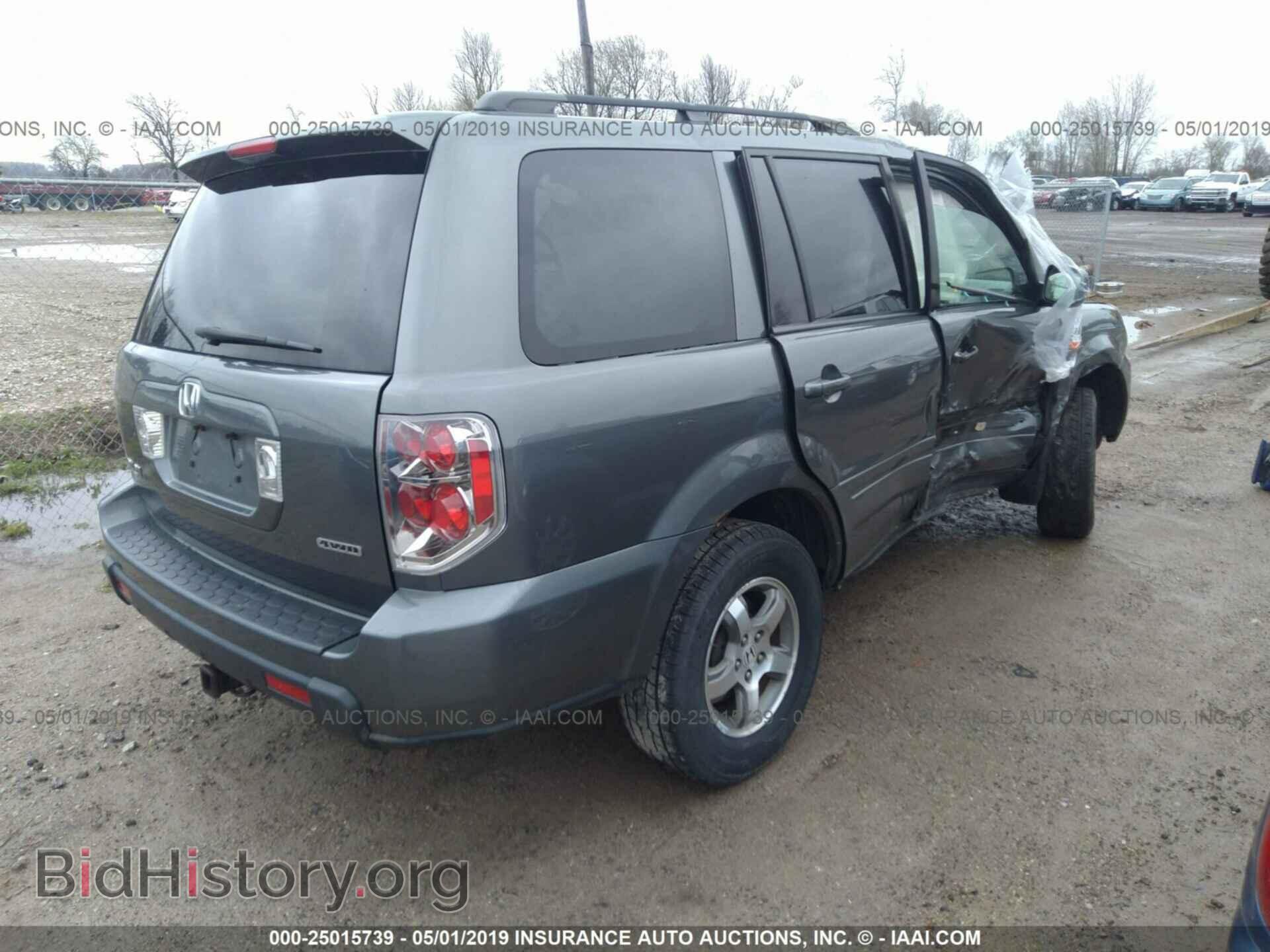 2007 HONDA PILOT - VIN: 5FNYF18457B032498 - Фото 4