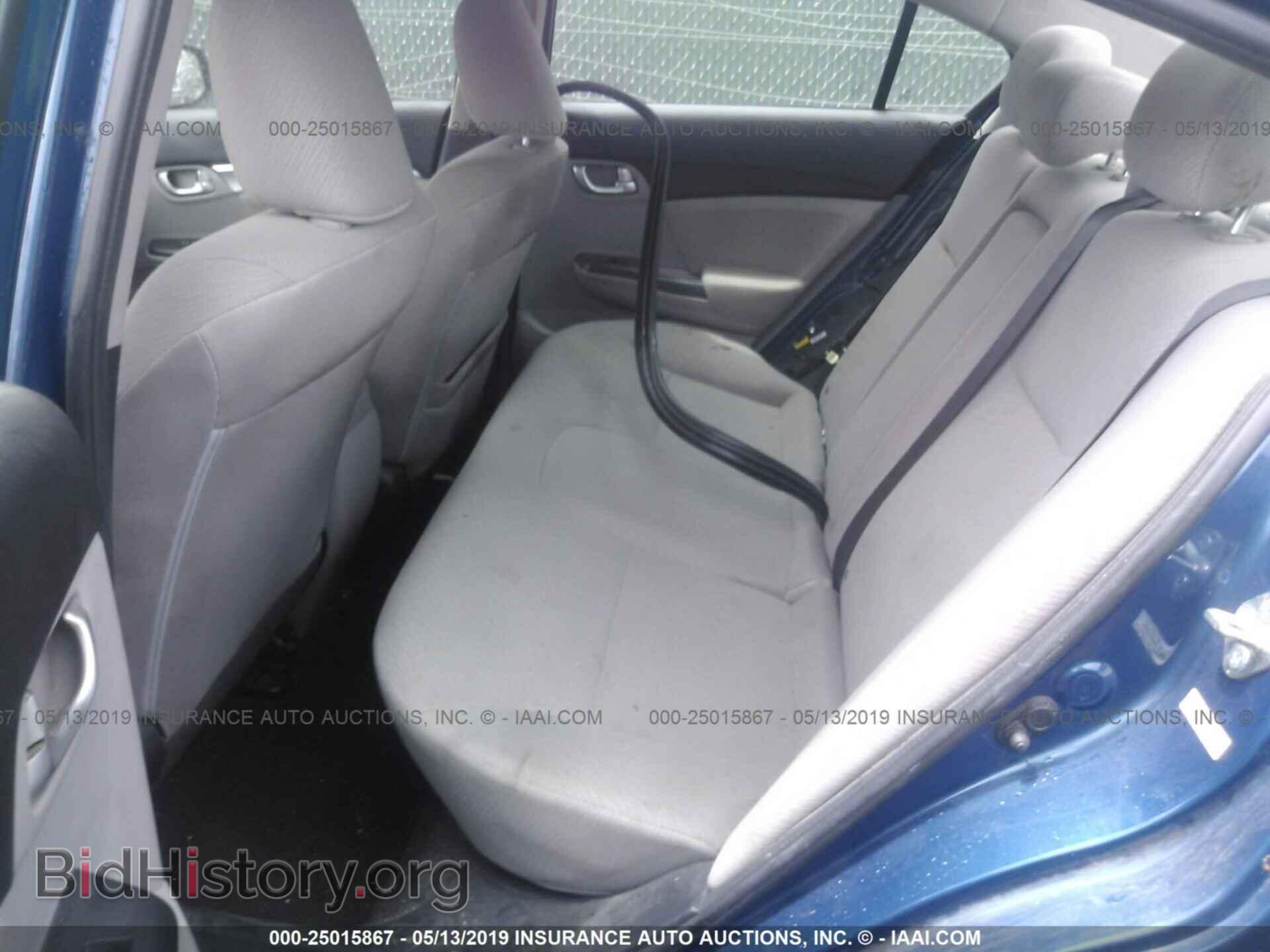 2013 HONDA CIVIC - VIN: 19XFB2F8XDE267866 - Фото 8
