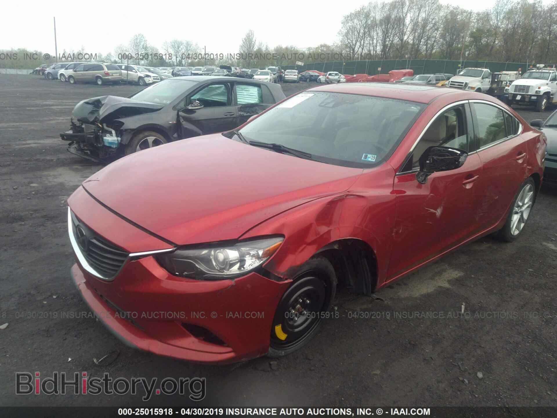 2014 MAZDA 6 - VIN: JM1GJ1W63E1137206 - Фото 2