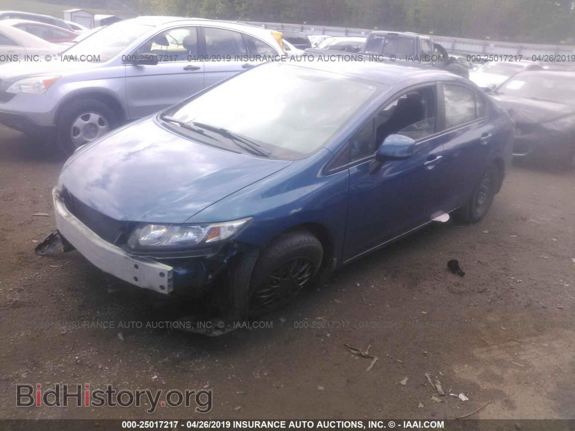 2013 HONDA CIVIC - VIN: 19XFB2E53DE059433 - Фото 2
