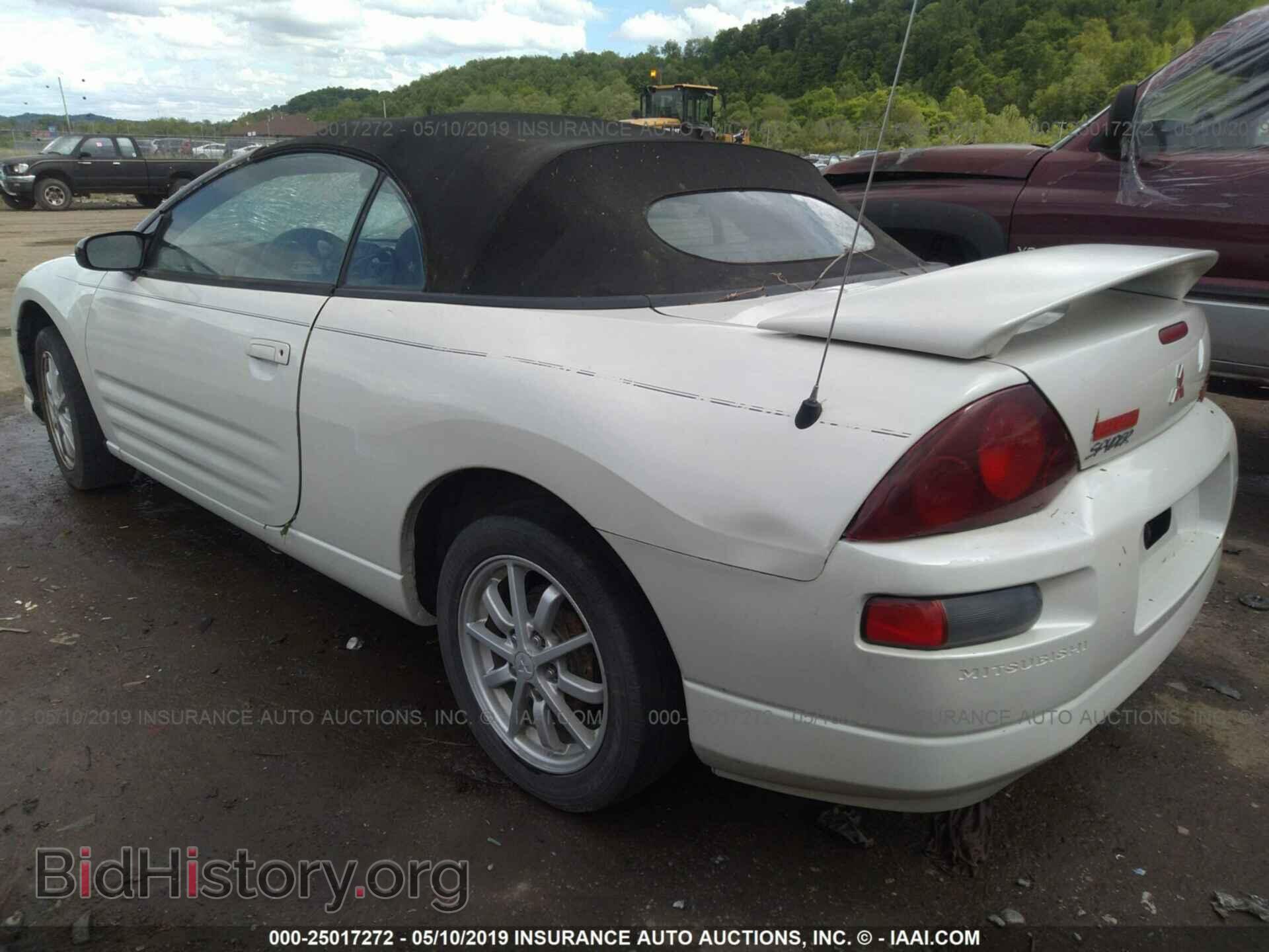 2001 MITSUBISHI ECLIPSE - VIN: 4A3AE35G91E007883 - Фото 3