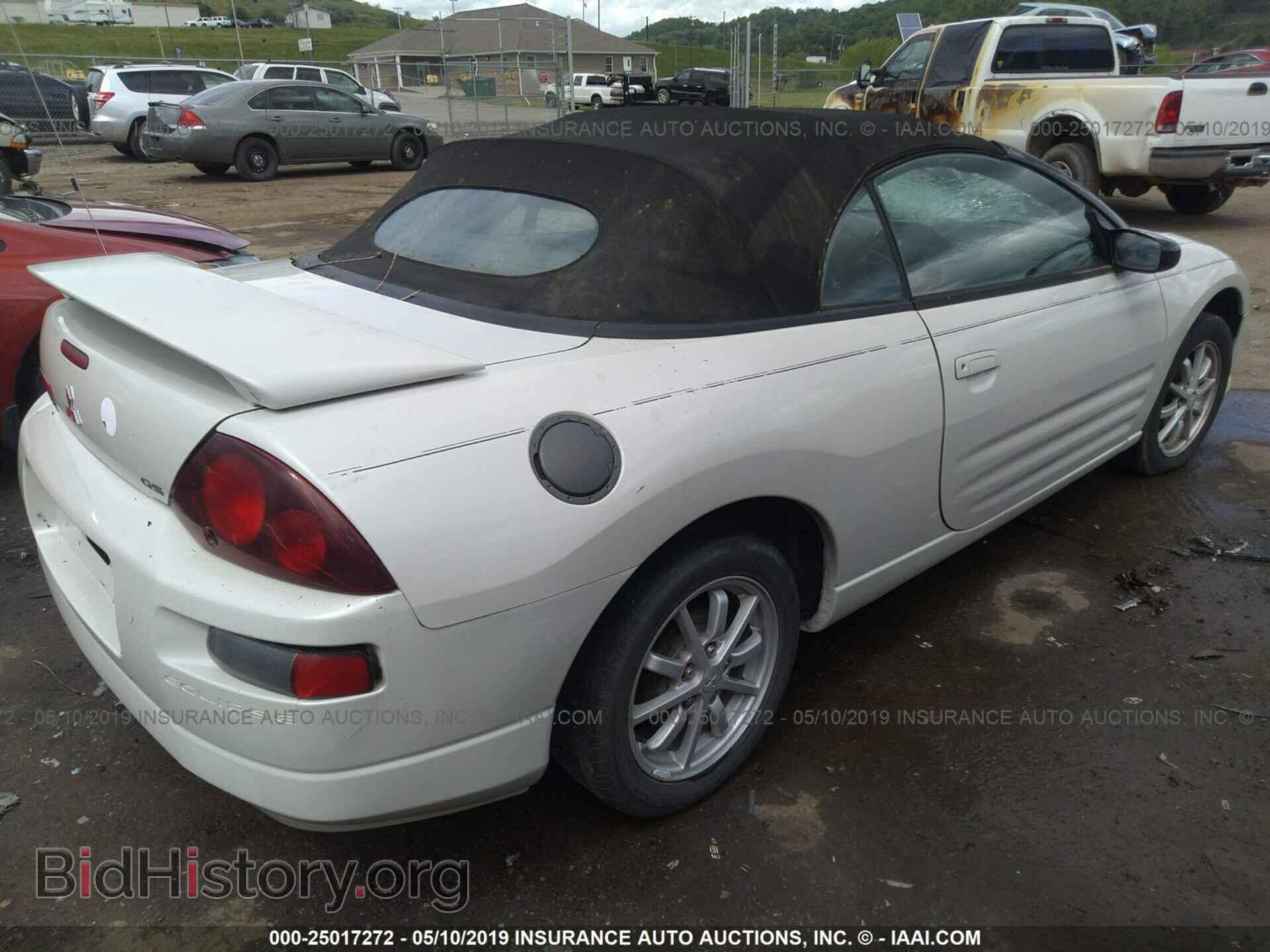 2001 MITSUBISHI ECLIPSE - VIN: 4A3AE35G91E007883 - Фото 4
