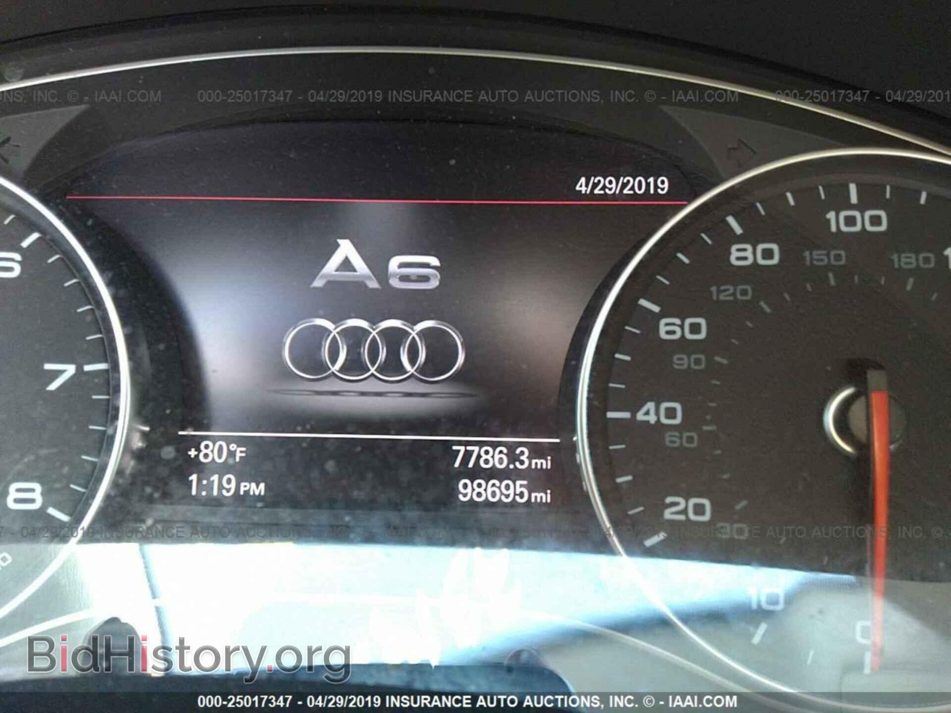 2012 AUDI A6 - VIN: WAUGGAFC2CN083520 - Photo 7