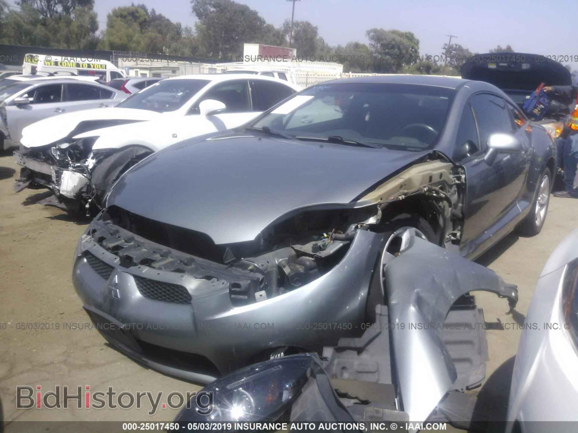 2007 MITSUBISHI ECLIPSE - VIN: 4A3AK24F57E015824 - Фото 2