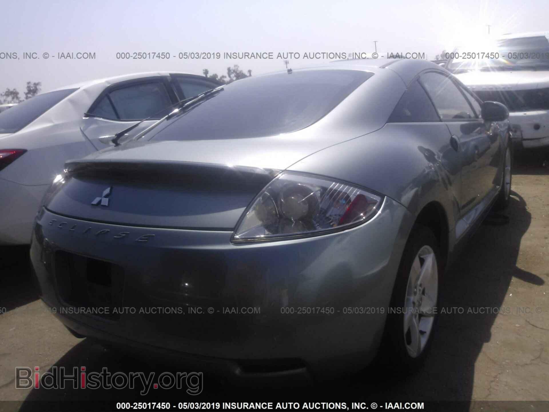 2007 MITSUBISHI ECLIPSE - VIN: 4A3AK24F57E015824 - Фото 4