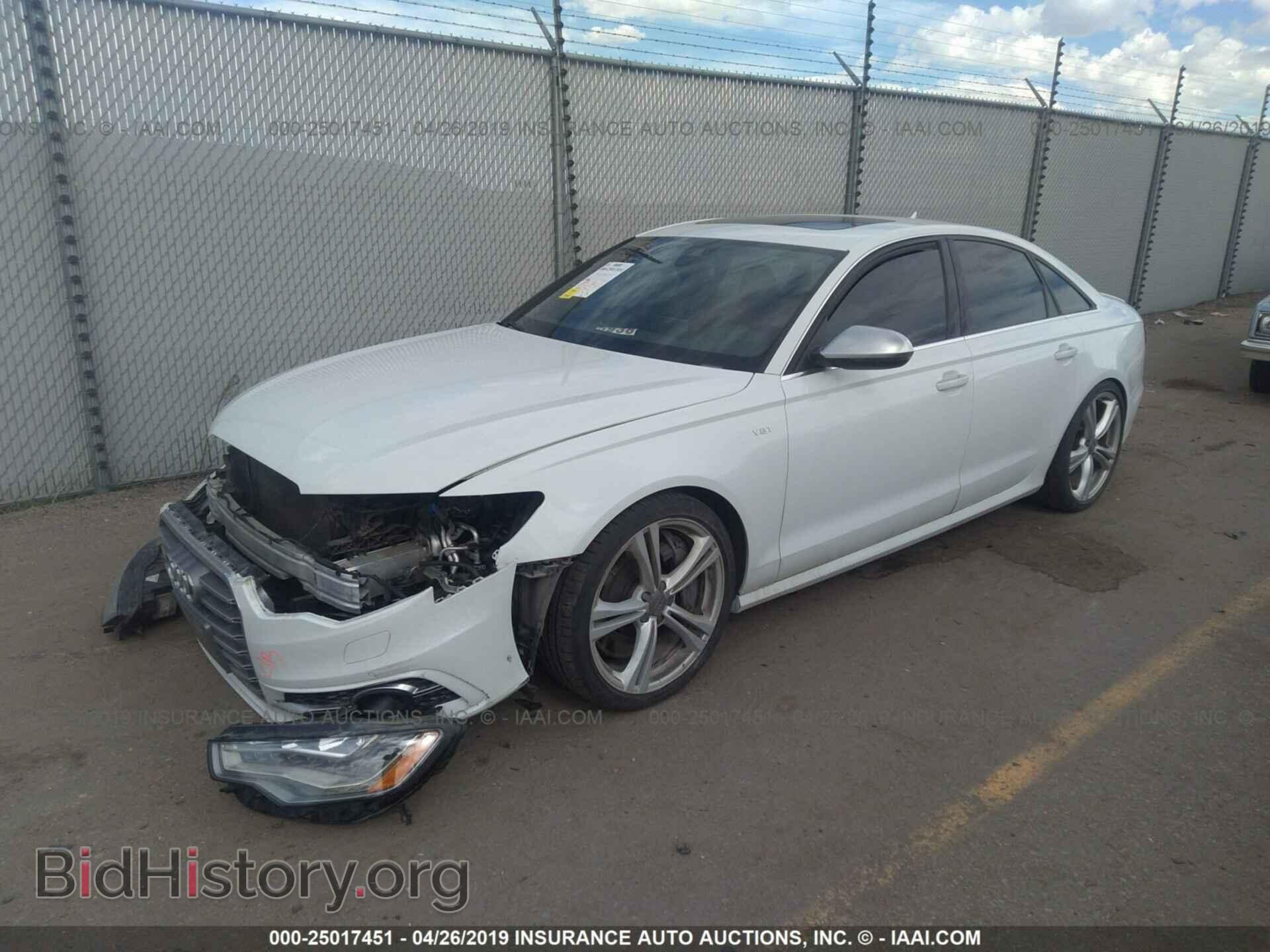2013 AUDI S6 - VIN: WAUF2AFC2DN021238 - Фото 2