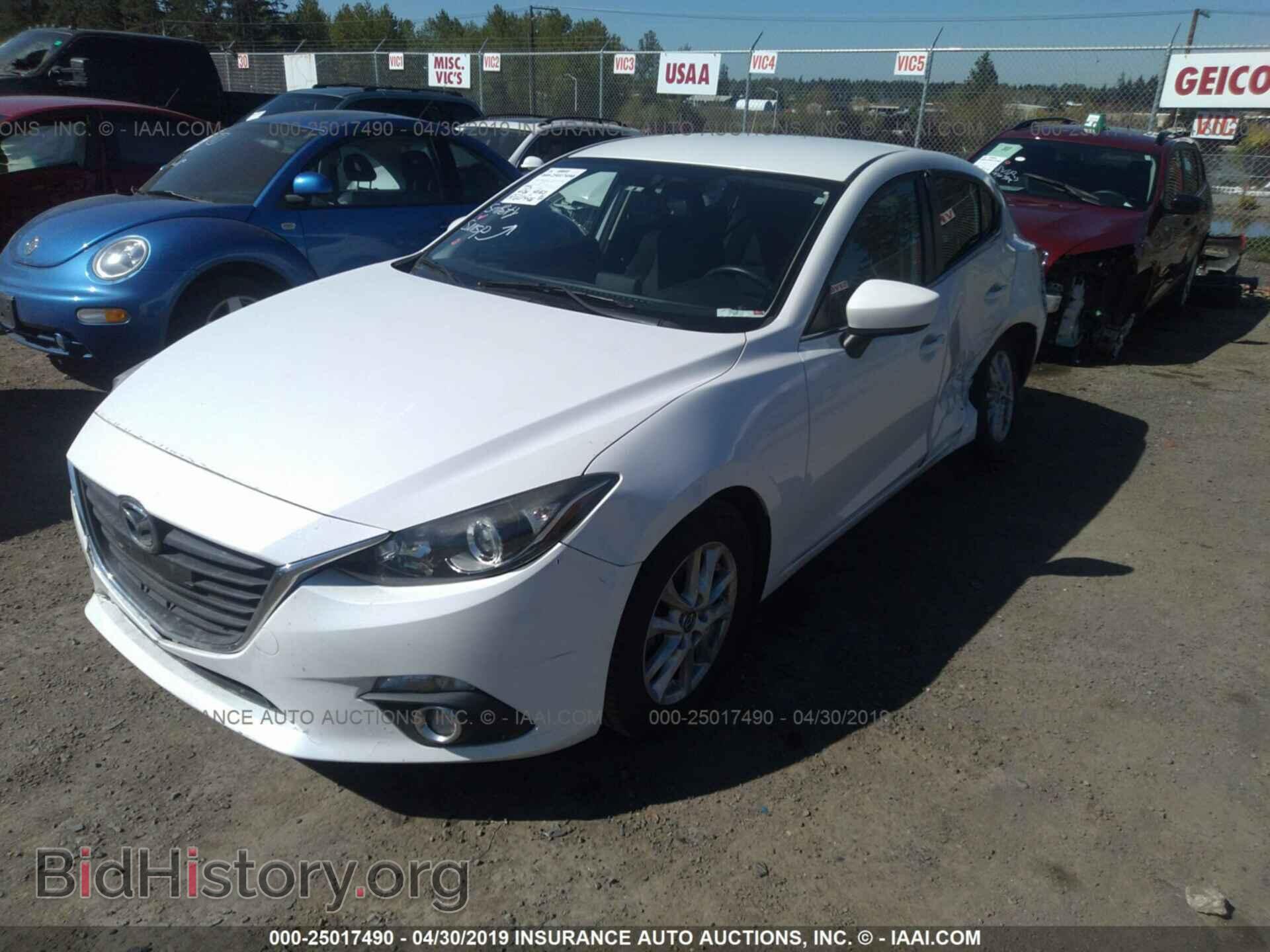 2014 MAZDA 3 - VIN: JM1BM1L76E1203309 - Фото 2