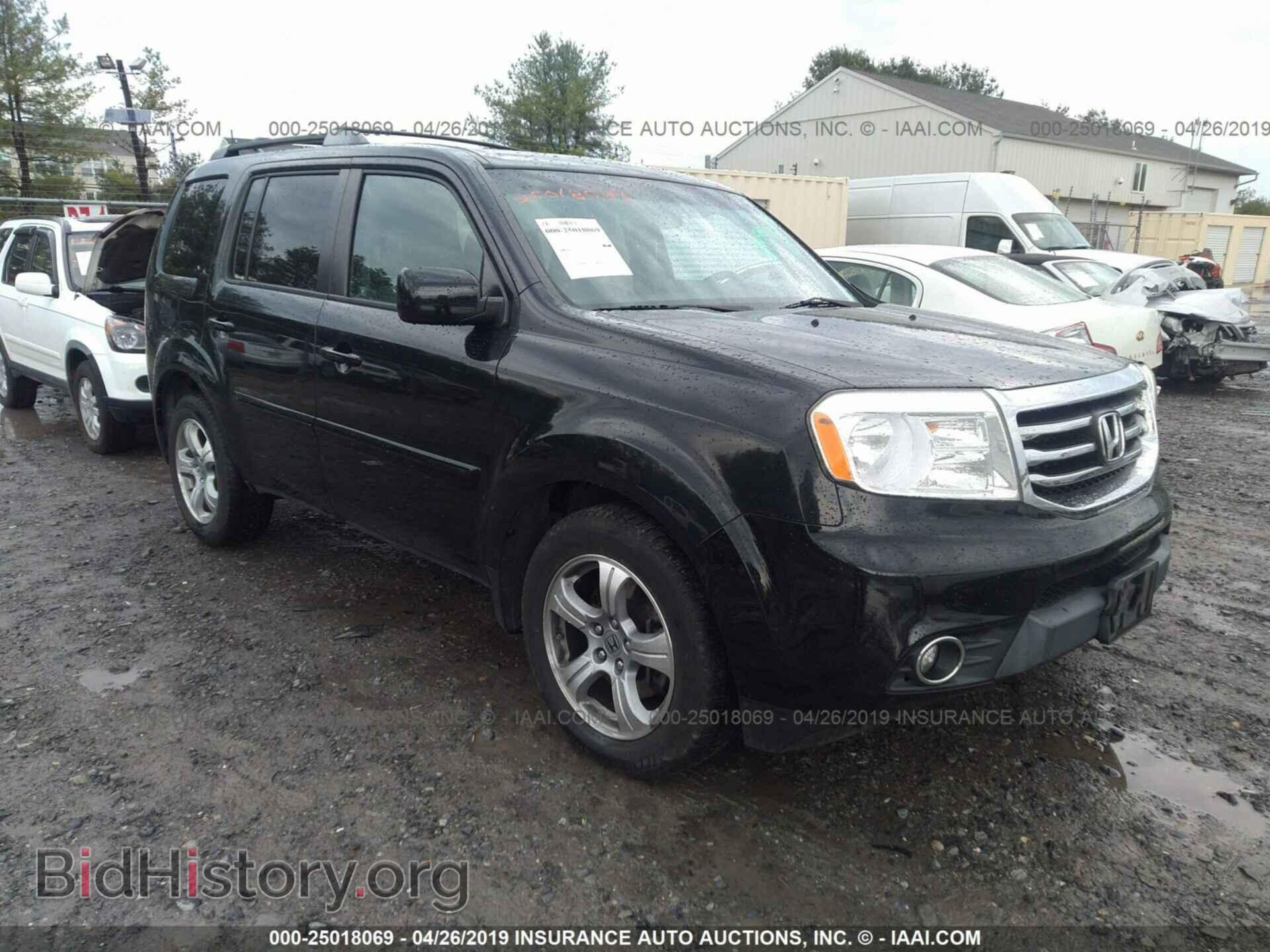 Фотография 5FNYF4H71CB025828 - HONDA PILOT 2012