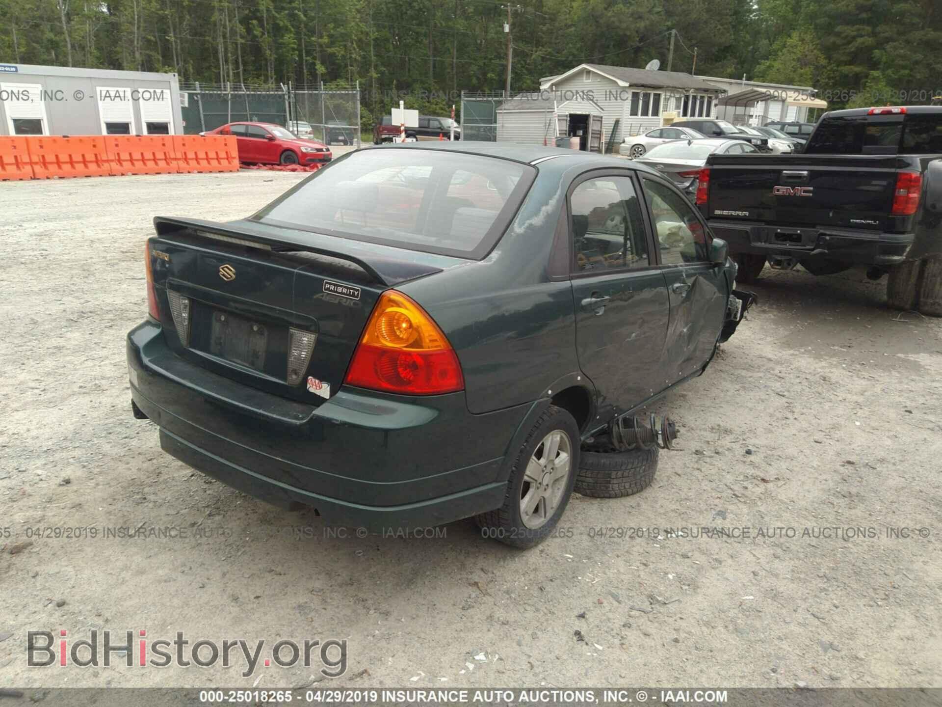 2002 SUZUKI AERIO - VIN: JS2RA41S525101588 - Фото 4