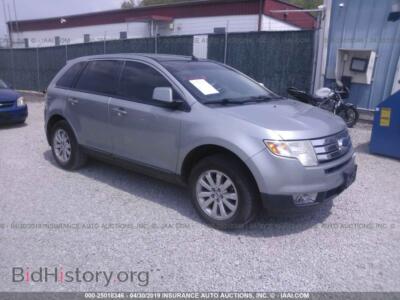 2007 Ford EDGE SEL Plus, голубой — VIN 2FMDK39C07BB01926, IAAI