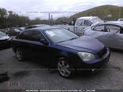 2007 Kia OPTIMA LX/EX, синий — VIN KNAGE123575129424, IAAI
