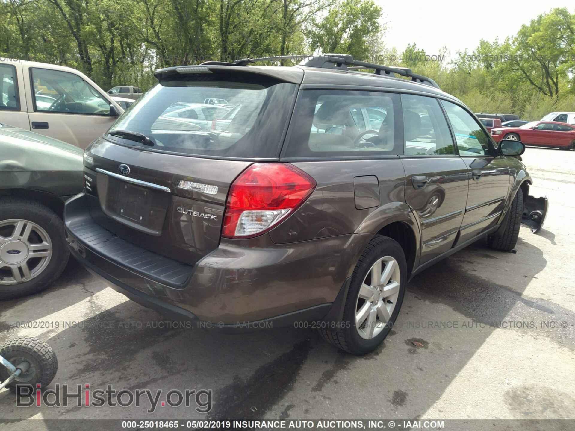 2009 SUBARU OUTBACK - VIN: 4S4BP61C897328024 - Photo 4