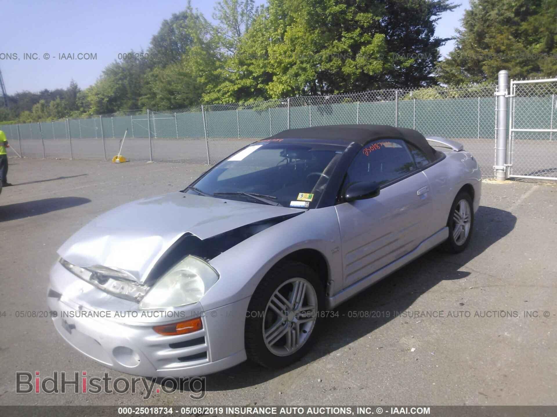 2005 MITSUBISHI ECLIPSE - VIN: 4A3AE55H55E032919 - Фото 2