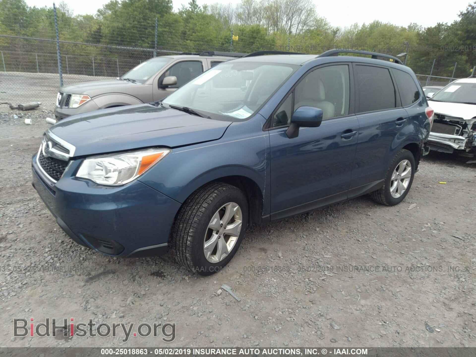 2014 SUBARU FORESTER - VIN: JF2SJAEC7EH454867 - Фото 2
