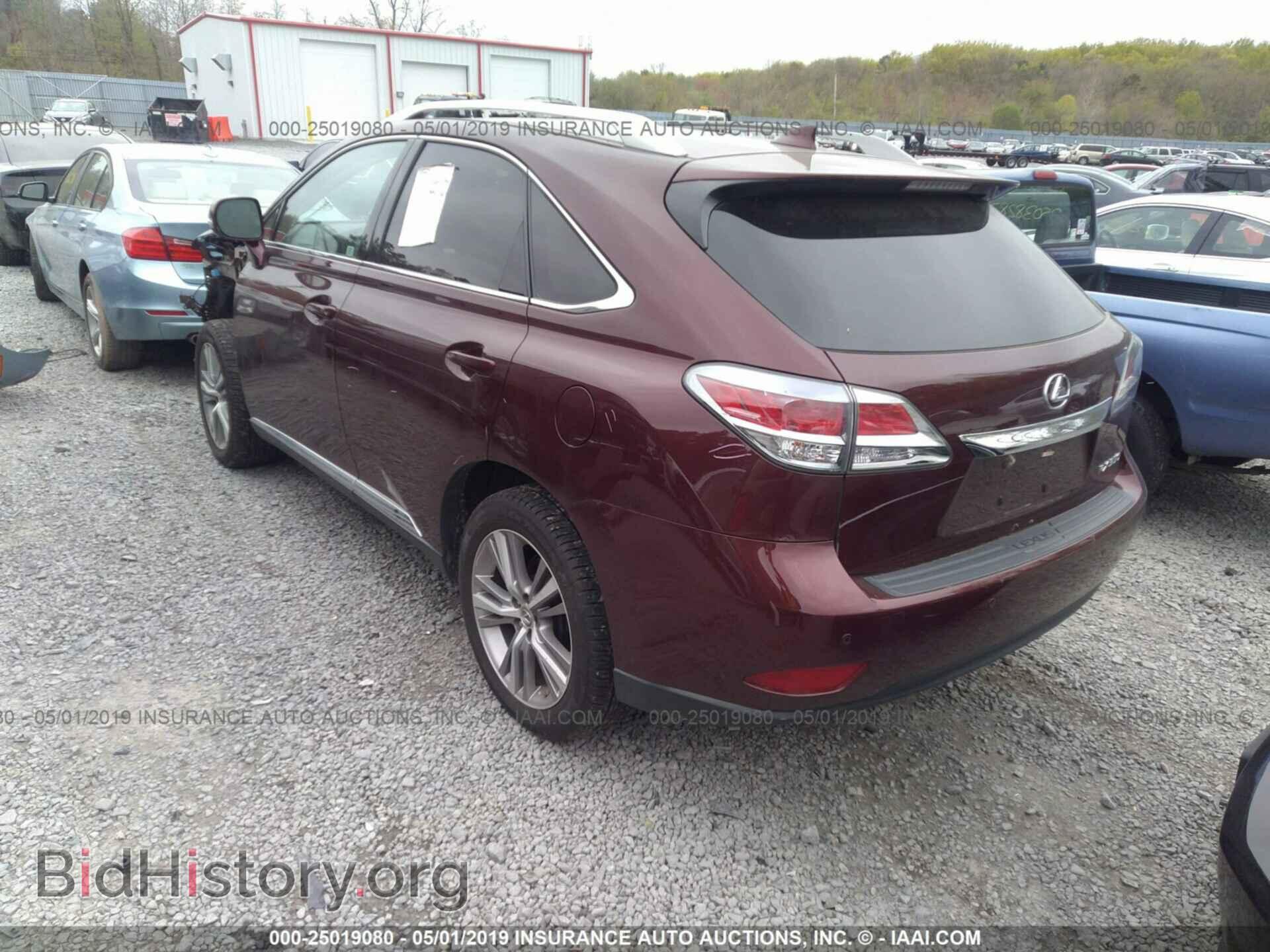 2015 LEXUS RX - VIN: 2T2BK1BA8FC308087 - Фото 3