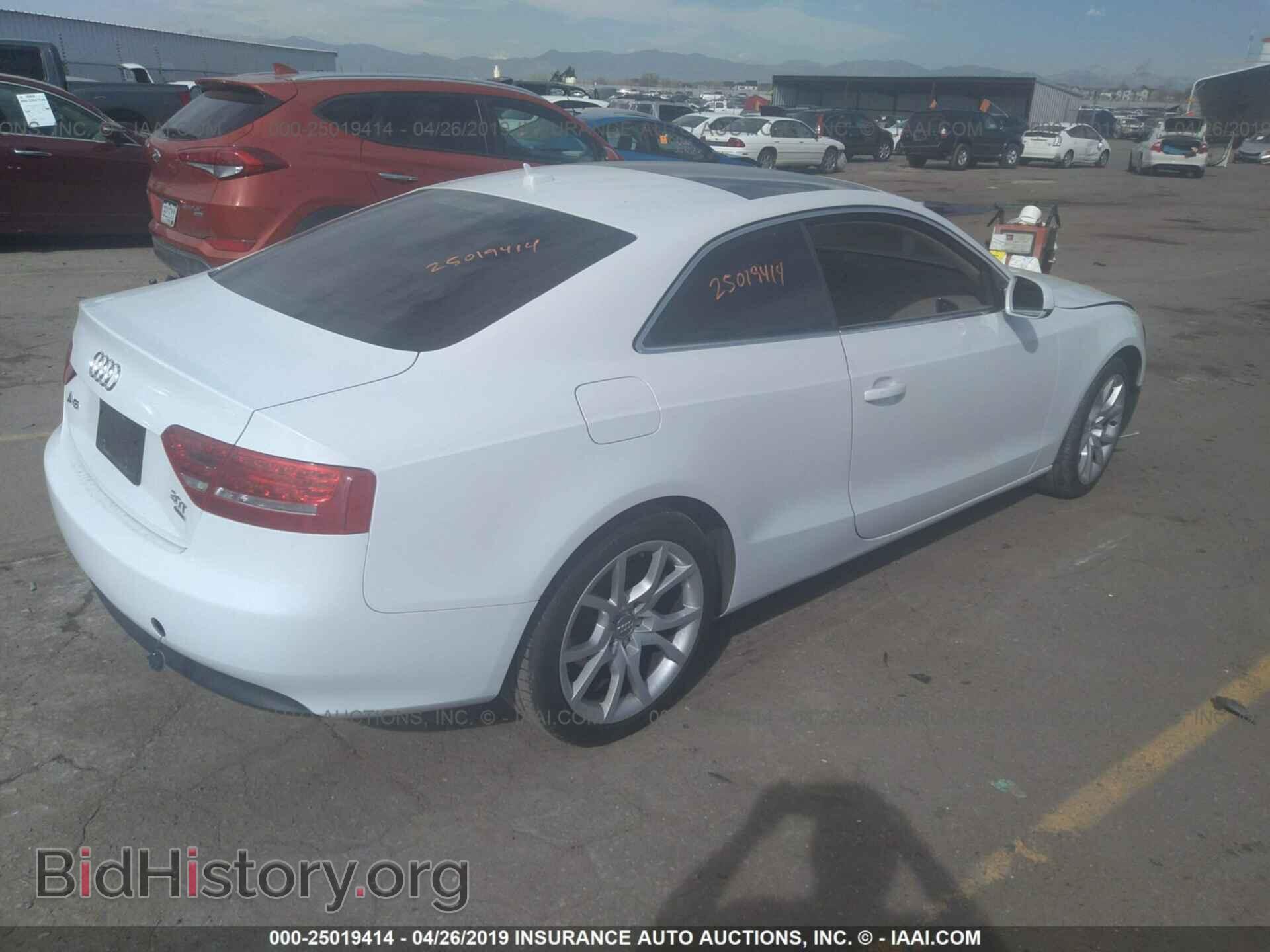 2012 AUDI A5 - VIN: WAULFAFR4CA022456 - Фото 4