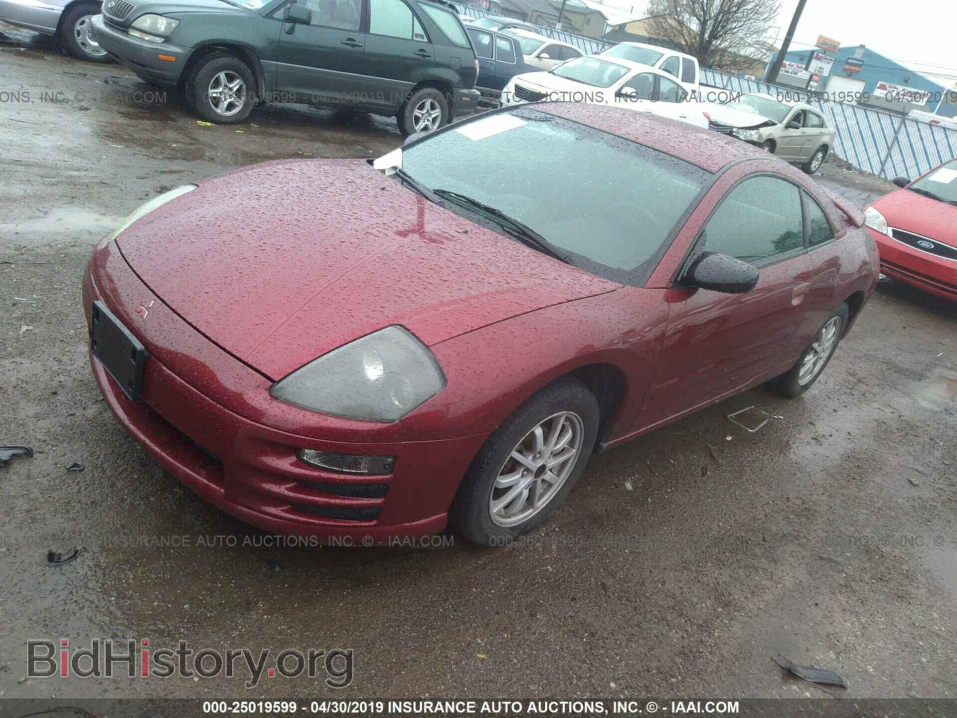 2001 MITSUBISHI ECLIPSE - VIN: 4A3AC44G21E196163 - Фото 2