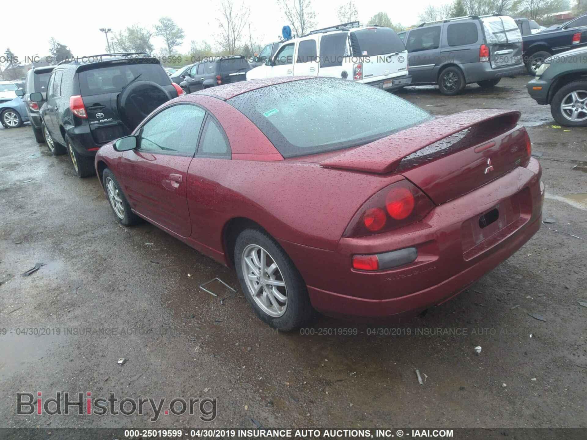2001 MITSUBISHI ECLIPSE - VIN: 4A3AC44G21E196163 - Фото 3