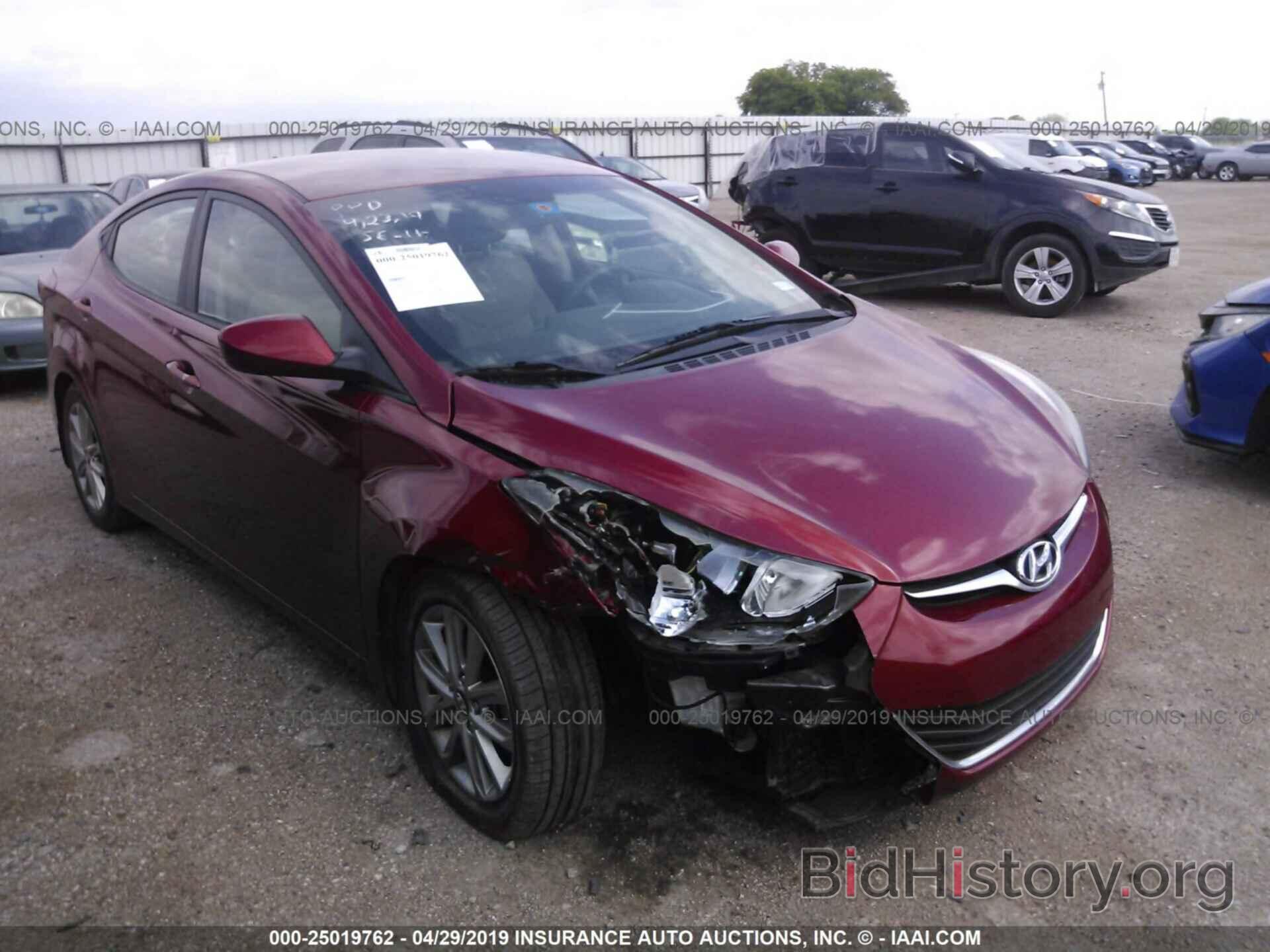 Photo 5NPDH4AE5EH511659 - HYUNDAI ELANTRA 2014