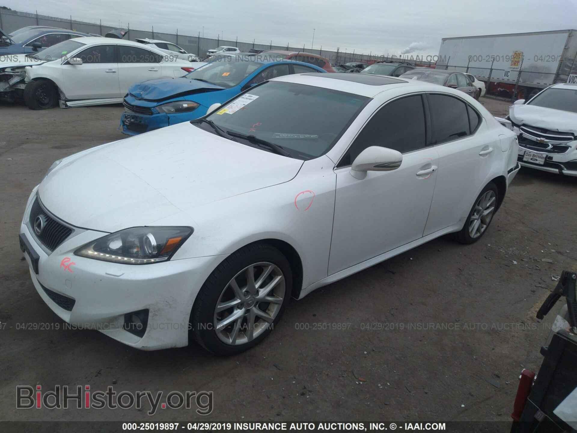 2011 LEXUS IS - VIN: JTHCE5C2XB5001606 - Photo 2