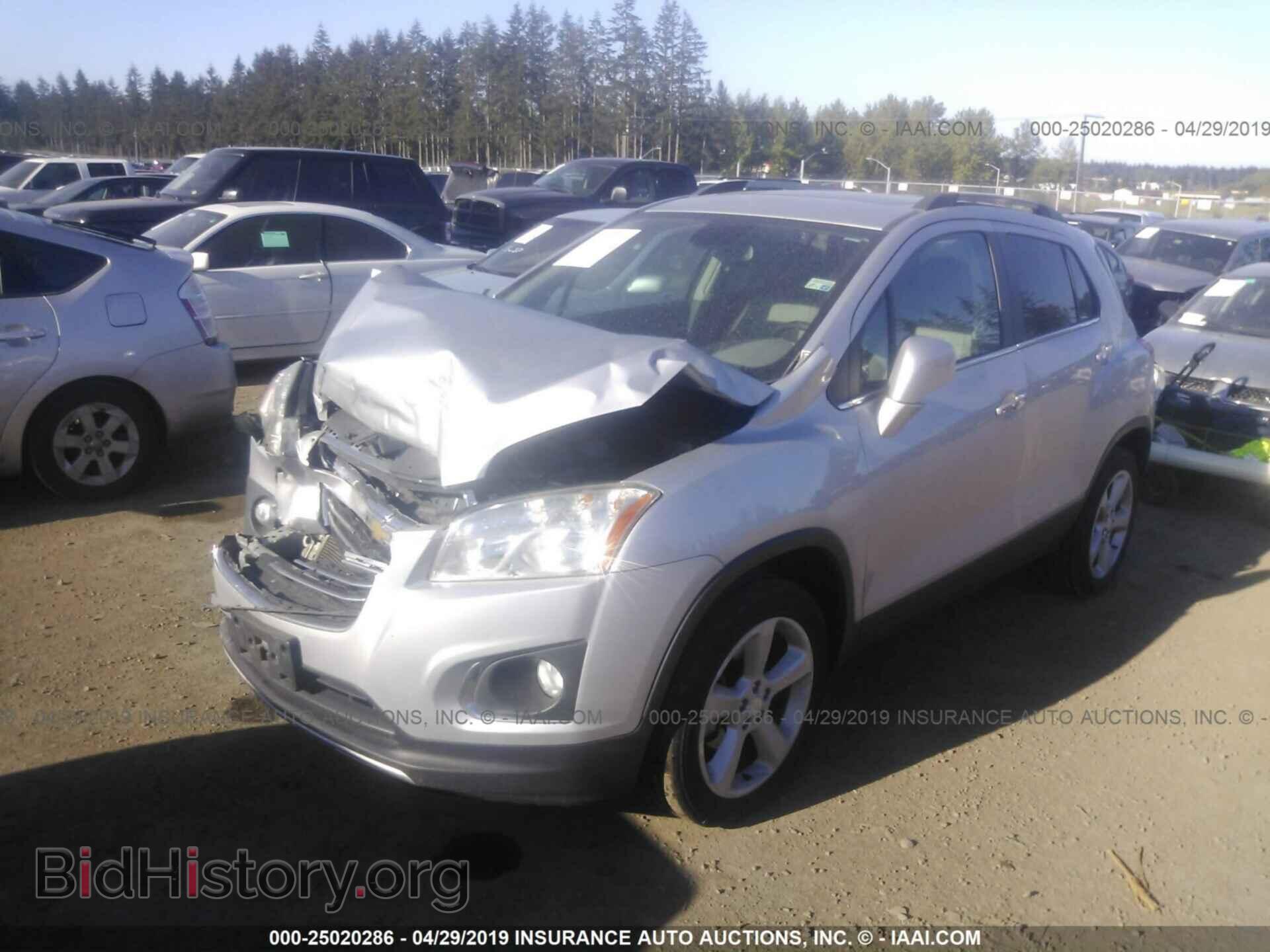 2015 CHEVROLET TRAX - VIN: 3GNCJTSB1FL200656 - Фото 2