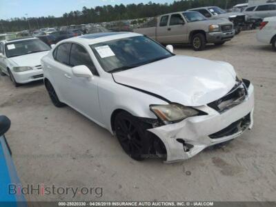 2007 Lexus IS 250, white — VIN JTHBK262972043014, IAAI