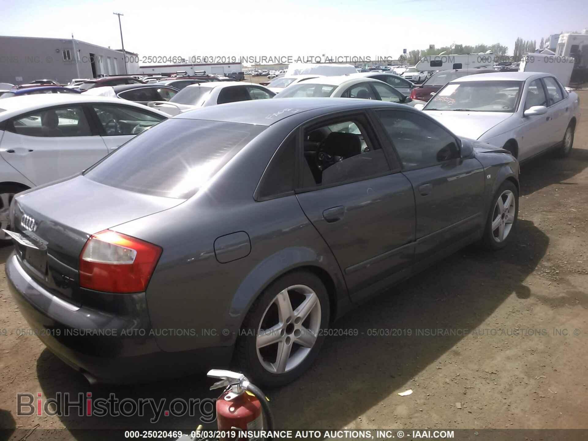 2002 AUDI A4 - VIN: WAULC68E12A314063 - Фото 4