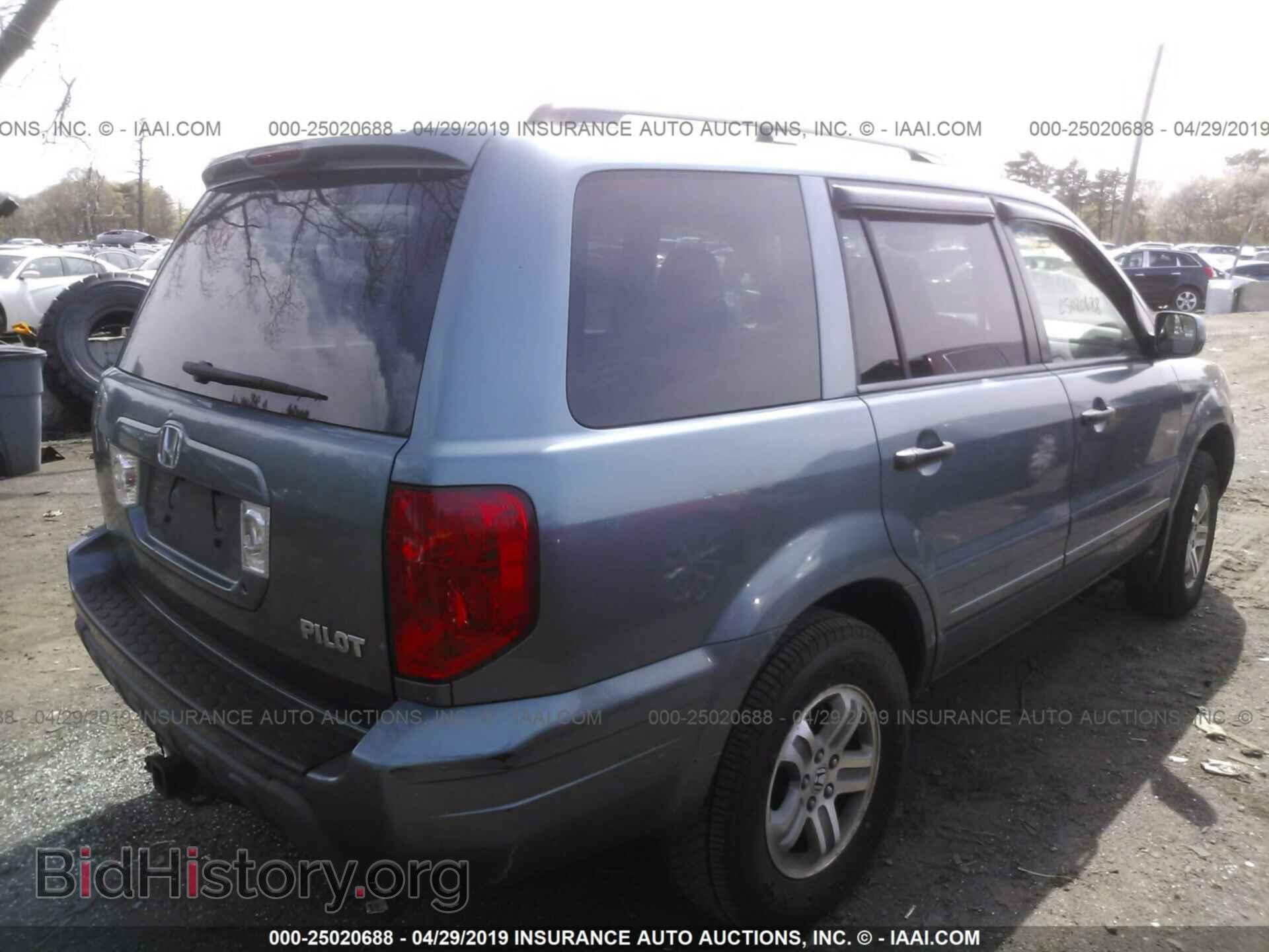 2005 HONDA PILOT - VIN: 2HKYF18725H549945 - Фото 4