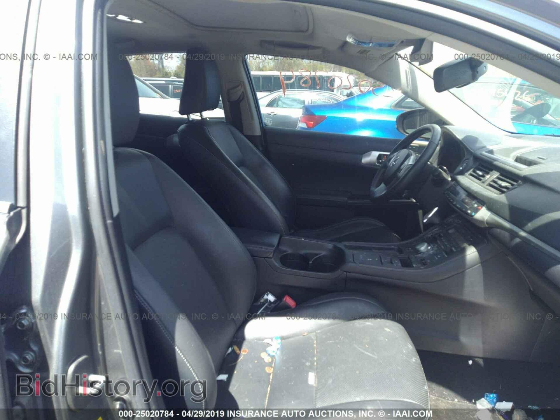 2012 LEXUS CT - VIN: JTHKD5BH6C2114234 - Фото 5