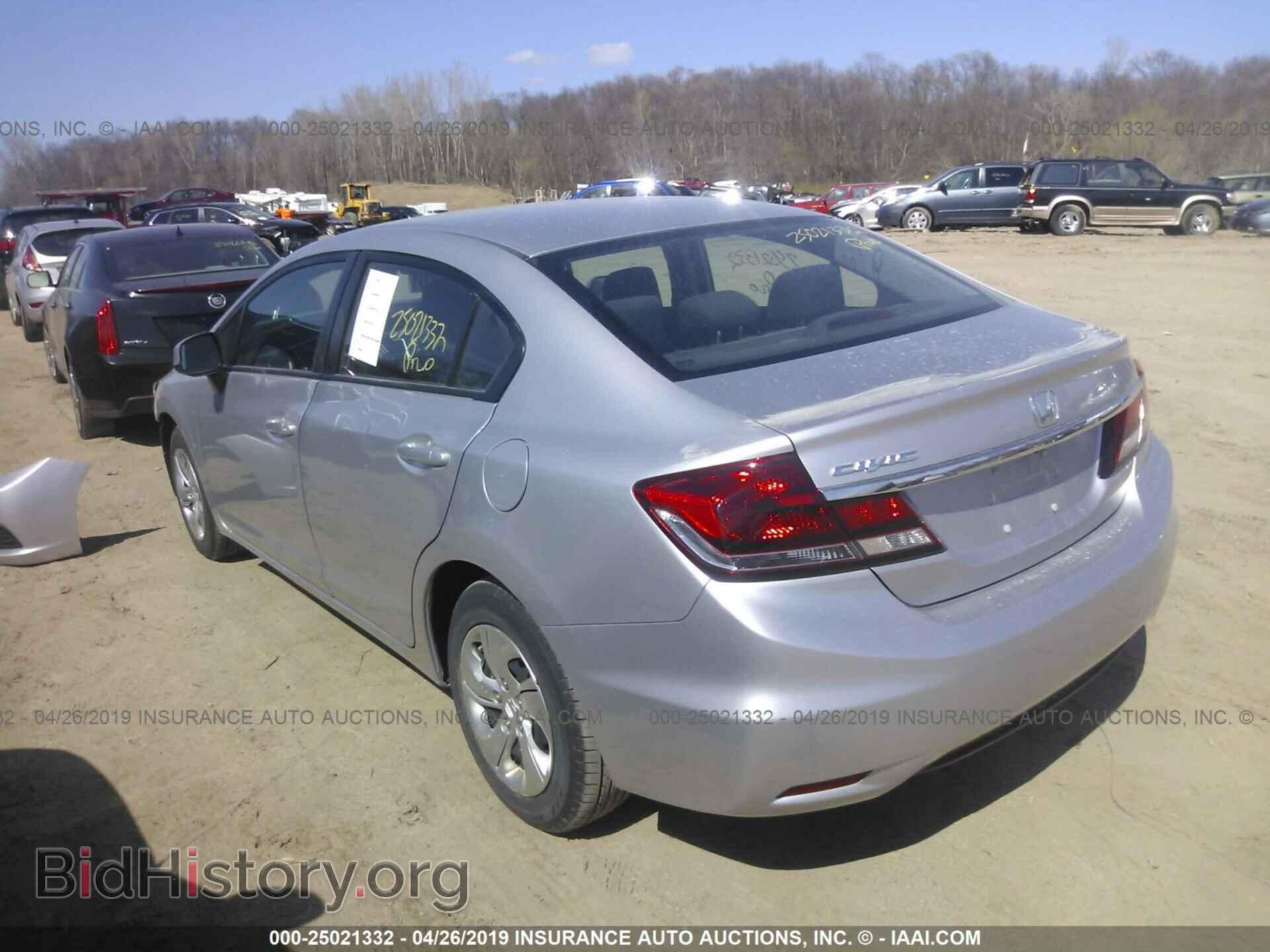 2013 HONDA CIVIC - VIN: 2HGFB2F57DH601489 - Фото 3